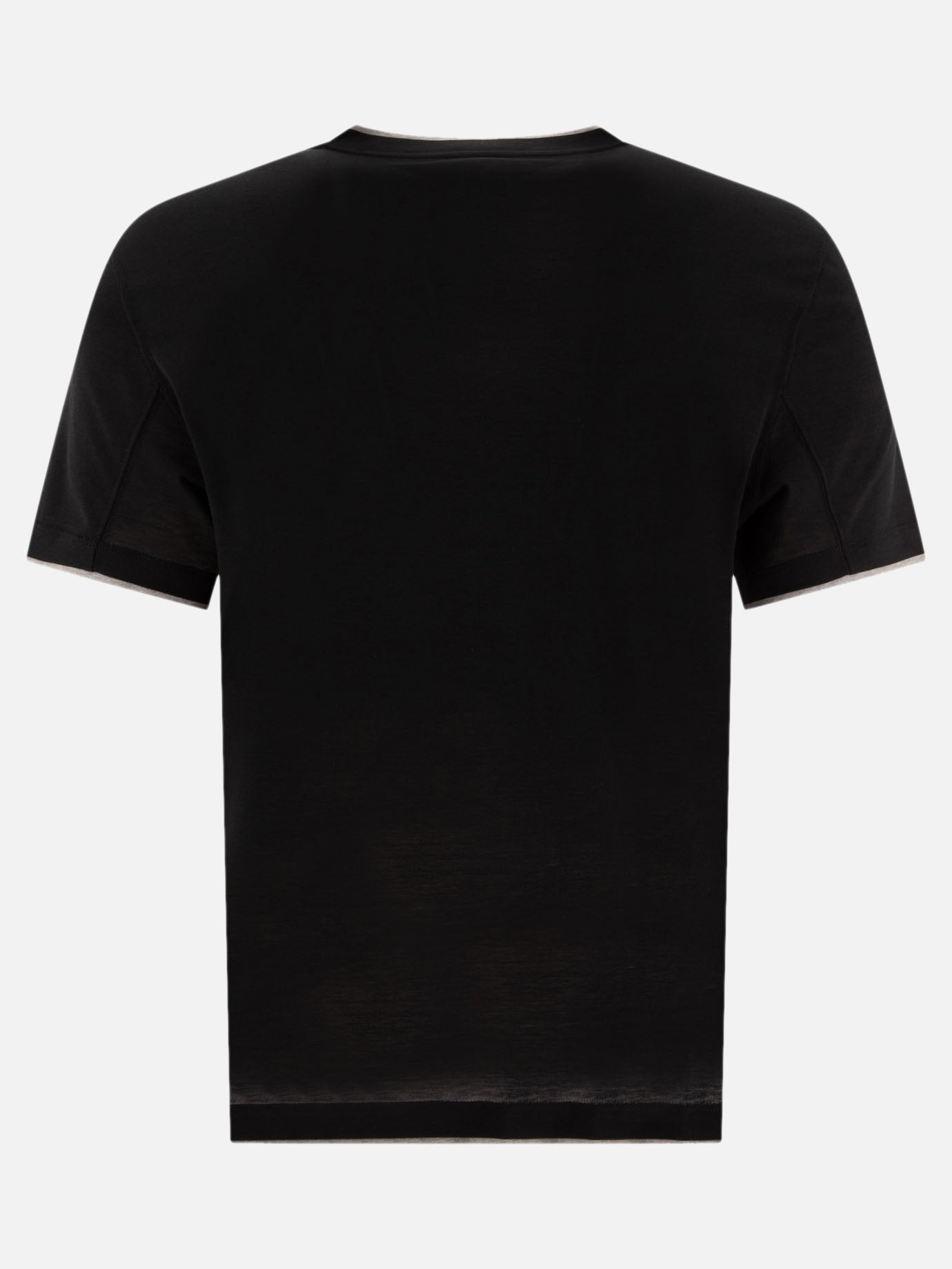 Brunello Cucinelli "Faux-Layering" t-shirt Black