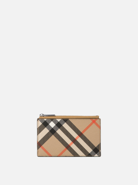 Burberry Check card holder Beige