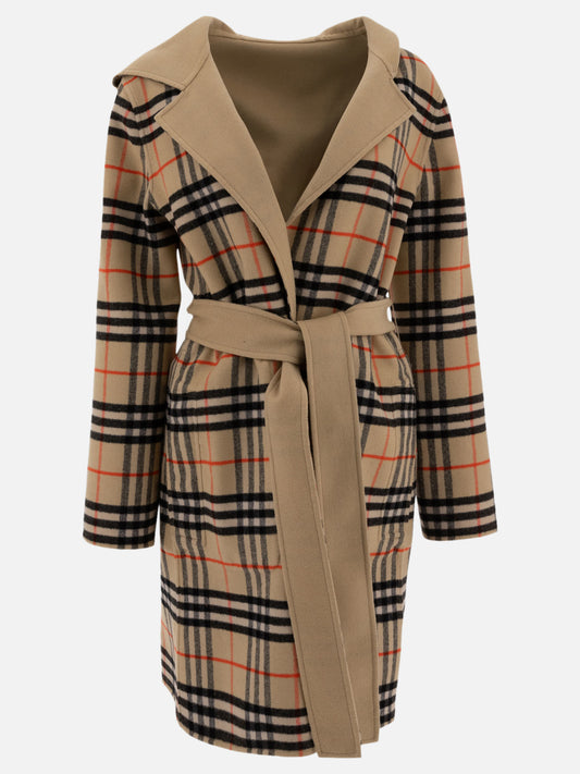 Long coats Check  Beige - Burberry Women | PLP | VIETTI Online Store | 2
