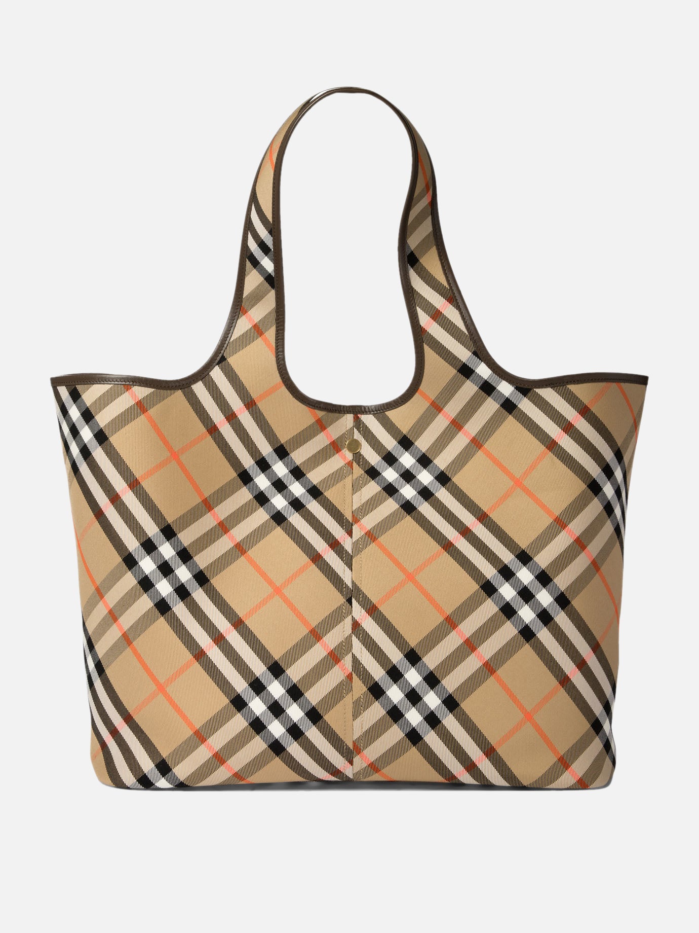 Burberry "Check" medium tote bag Beige