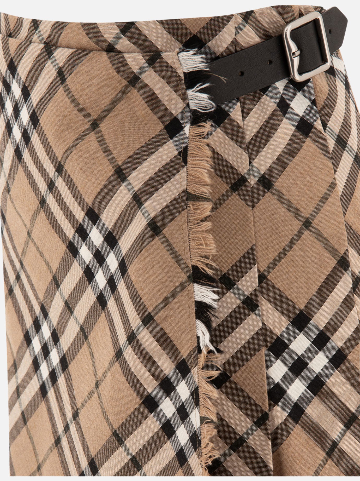 Mini kilt in misto lana Check