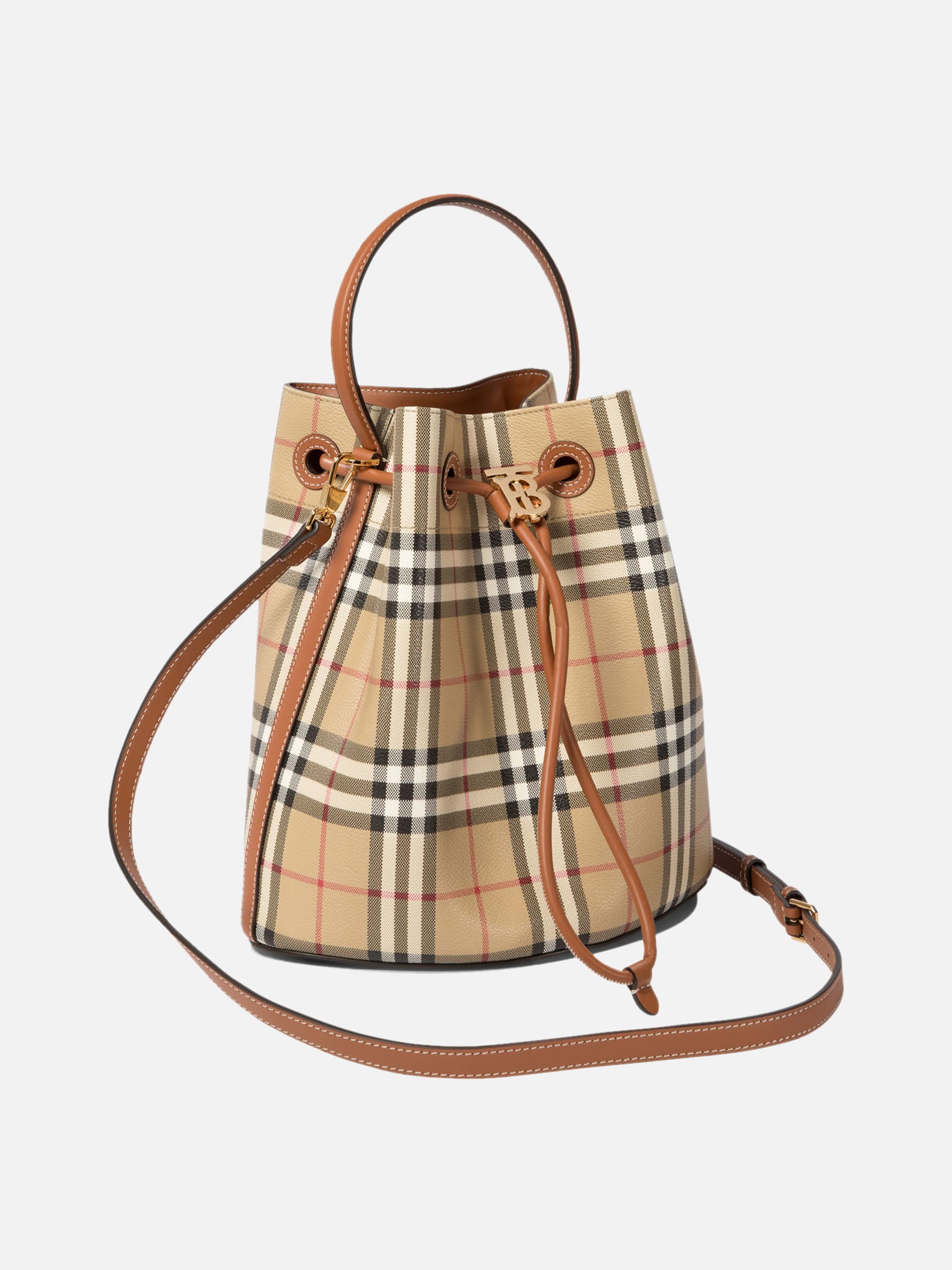 Burberry "TB Small" bucket bag Beige