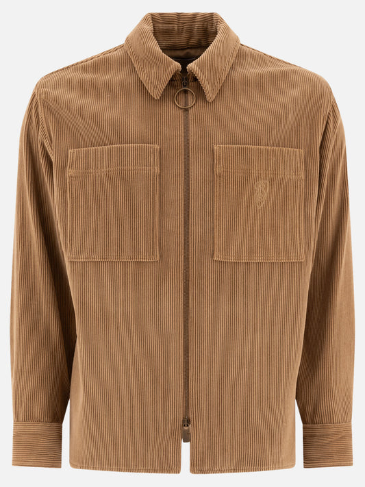 Burberry Corduroy overshirt Brown