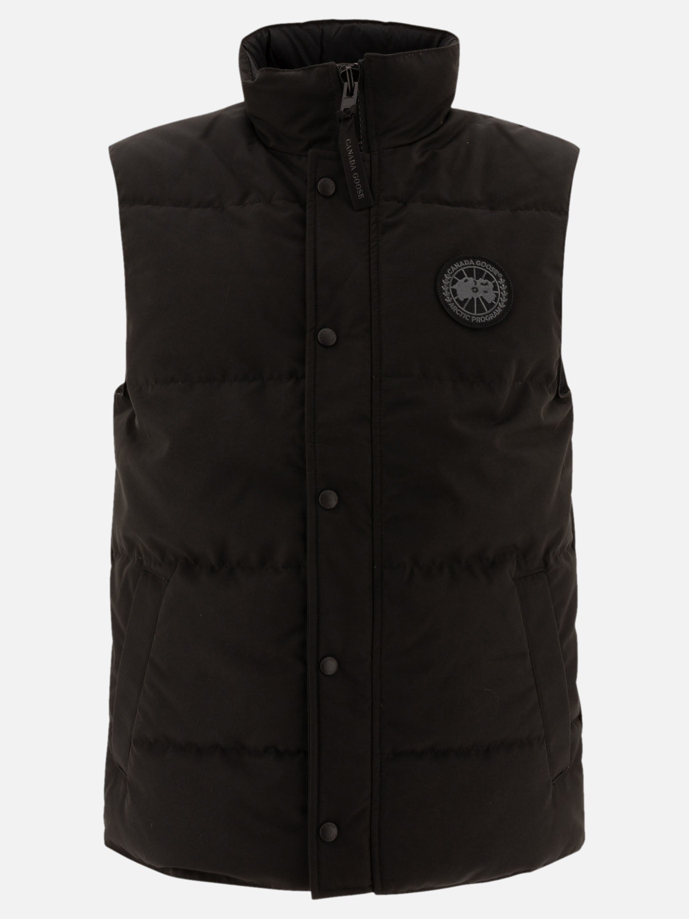 Giacche smanicate Solid colour  Nero - Canada Goose Uomo | PDP | VIETTI Online Store | Zoom-Modal
