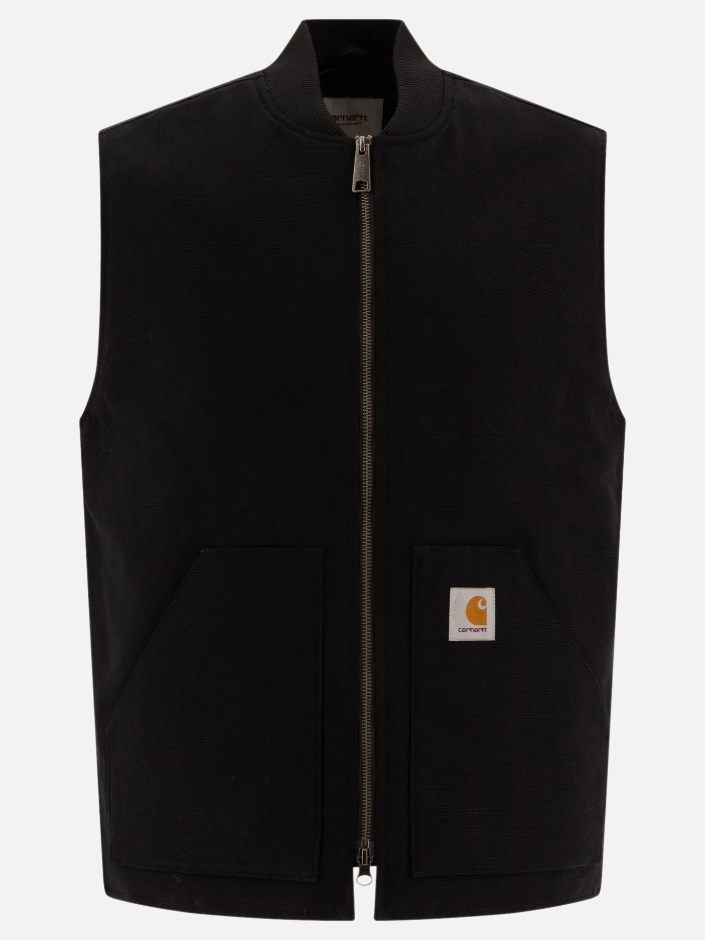 Carhartt WIP Vest jacket with patch logo Black