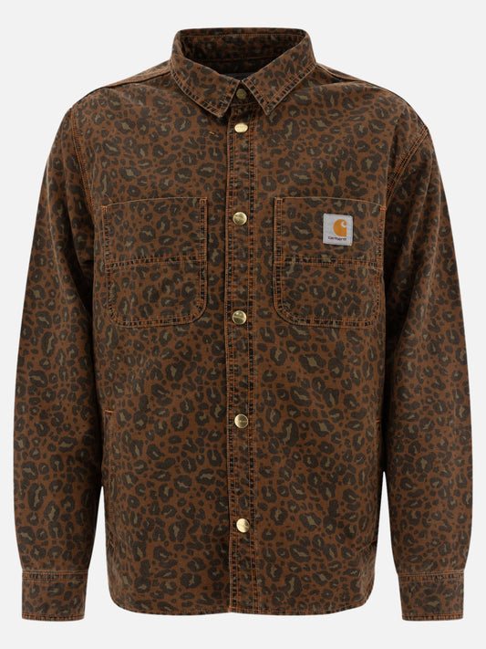 Overshirt jackets Animal print  Brown - Carhartt WIP Men | PLP | VIETTI Online Store 

