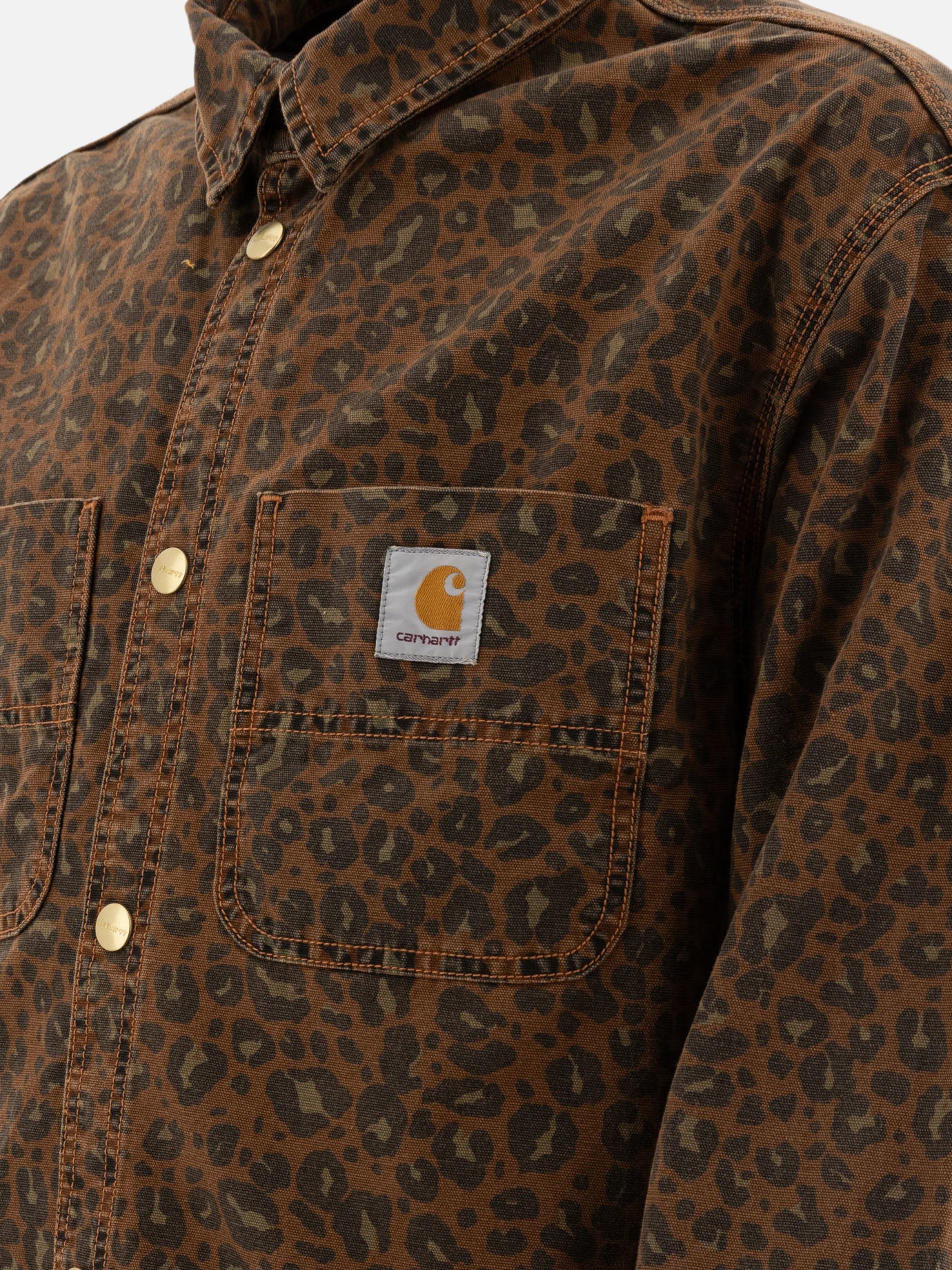 Overshirt jackets Animal print  Brown - Carhartt WIP Men | PDP | VIETTI Online Store | thumbnail_4