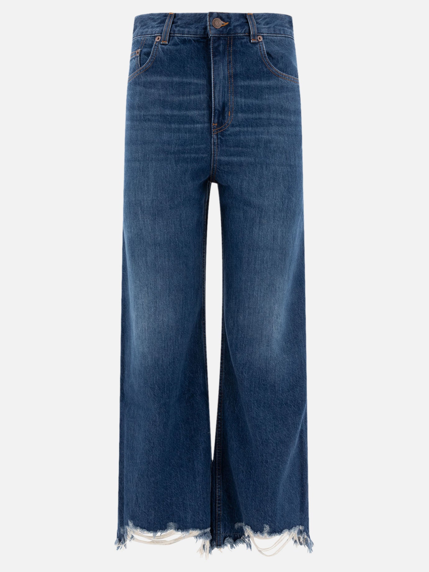 Chloé Cropped wide-leg jeans Blue