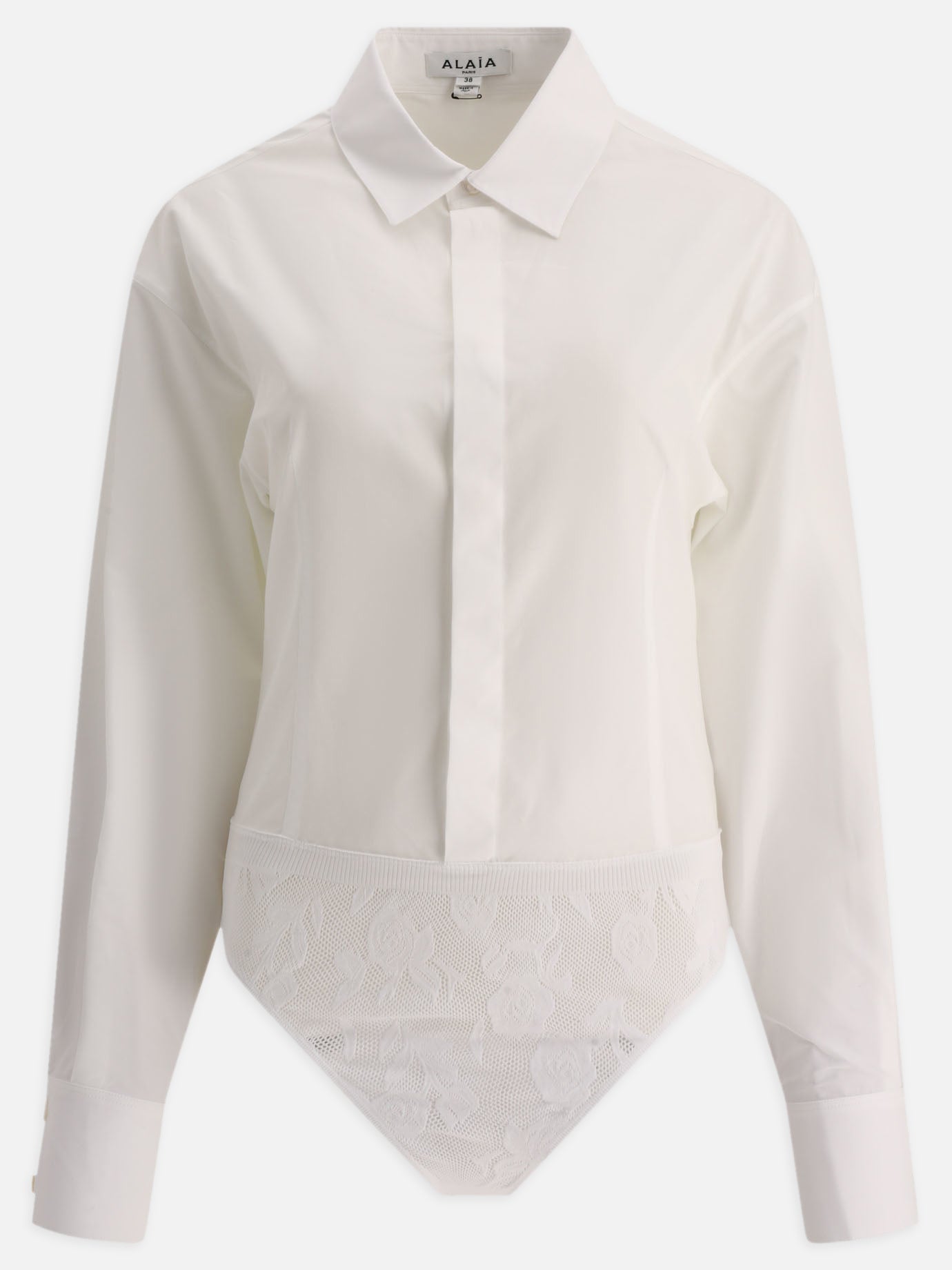 Bodysuits Solid colour  White - Alaïa Women | PDP | VIETTI Online Store | thumbnail