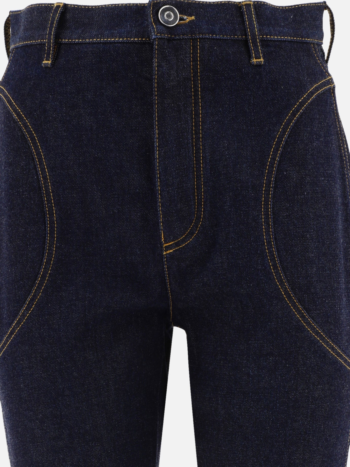 Straight-leg jeans Denim  Blue - Alaïa Women | PDP | VIETTI Online Store | thumbnail_3
