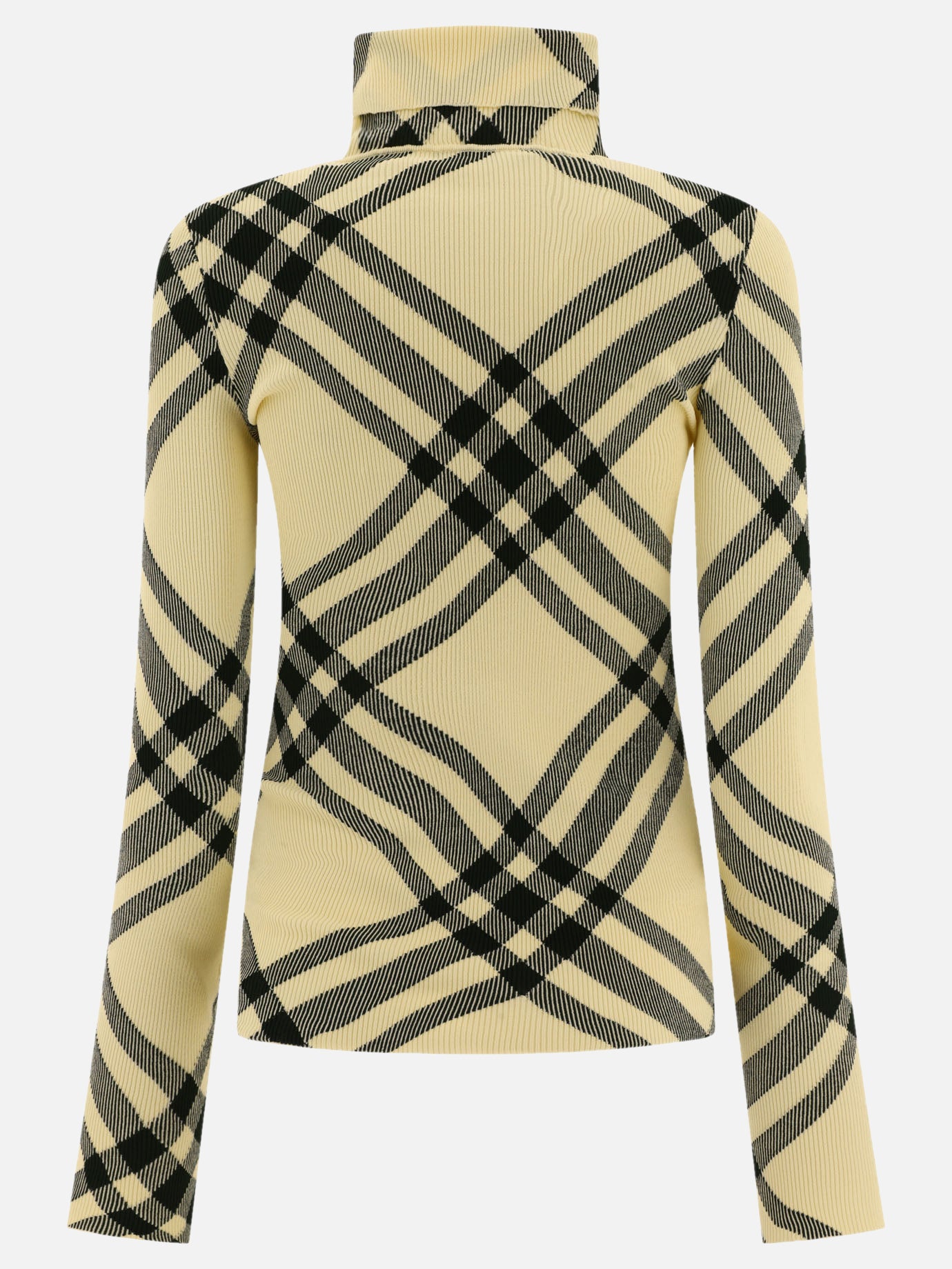 Turtleneck sweaters Check  Beige - Burberry Women | PDP | VIETTI Online Store | thumbnail_2