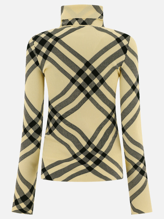 Turtleneck sweaters Check  Beige - Burberry Women | PLP | VIETTI Online Store | 2
