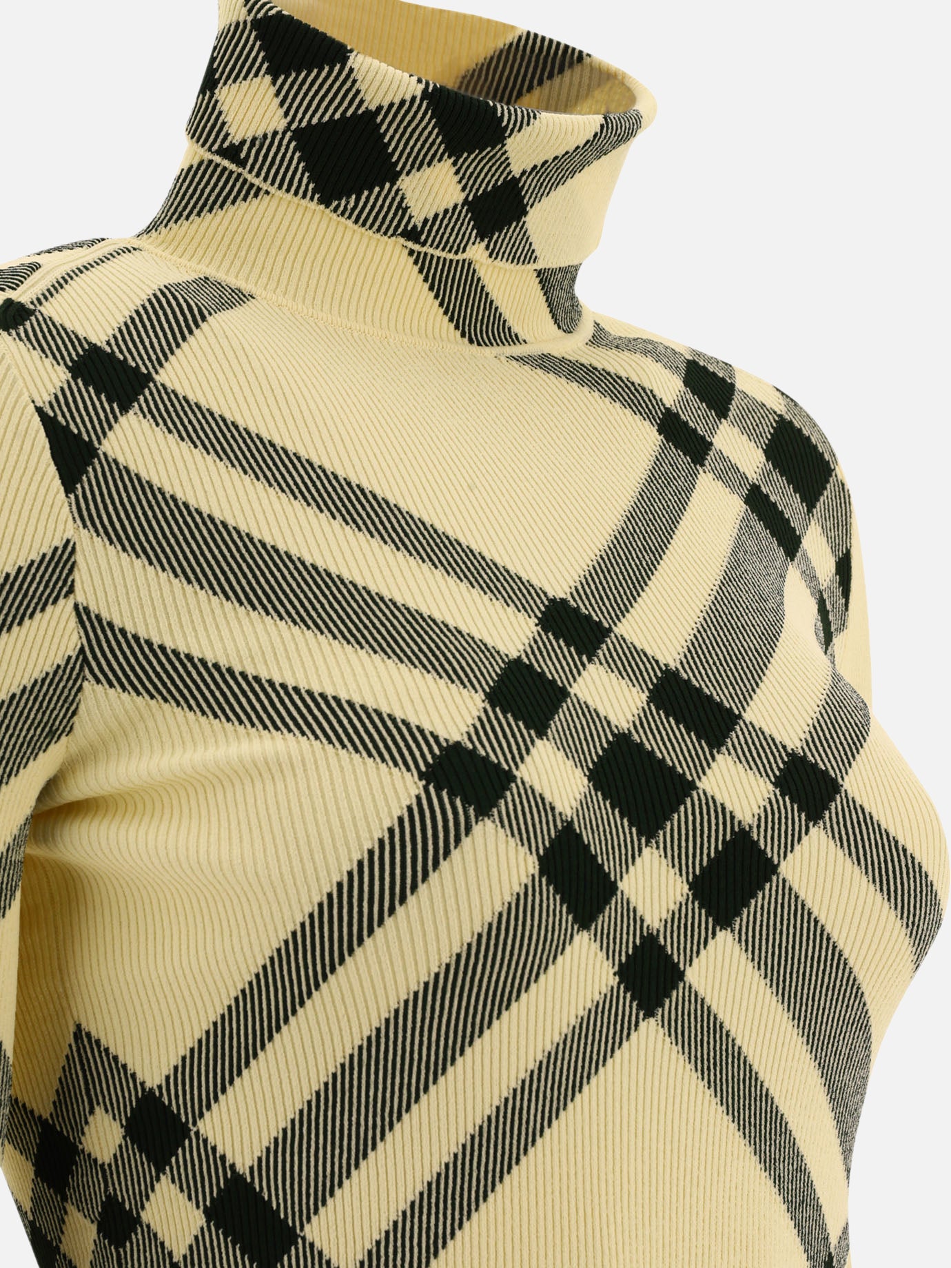 Turtleneck sweaters Check  Beige - Burberry Women | PDP | VIETTI Online Store | Zoom-Modal_4
