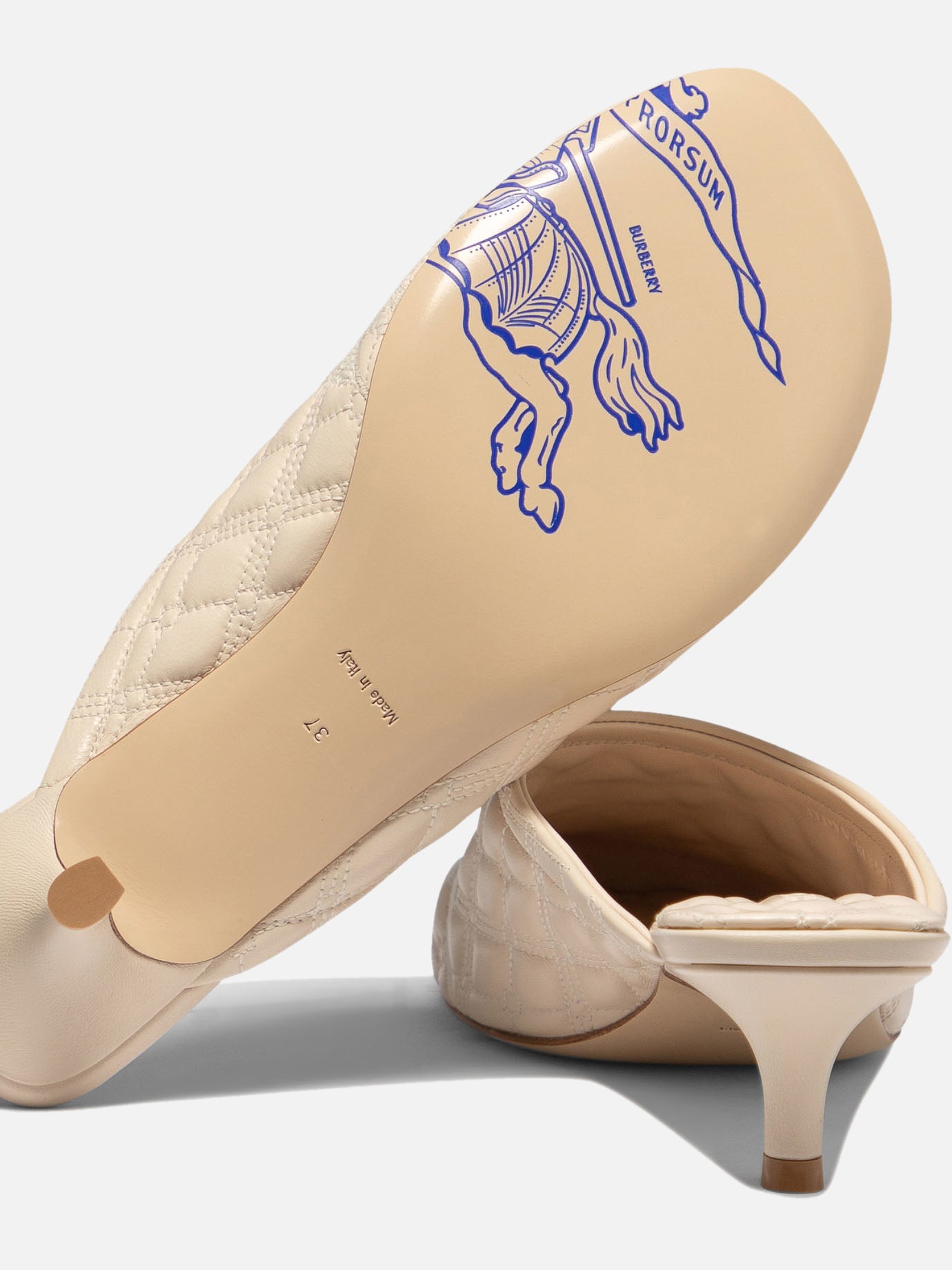 Burberry &quot;Sadler&quot; mules 45 mm 12098665_36 Beige thumbnail_5