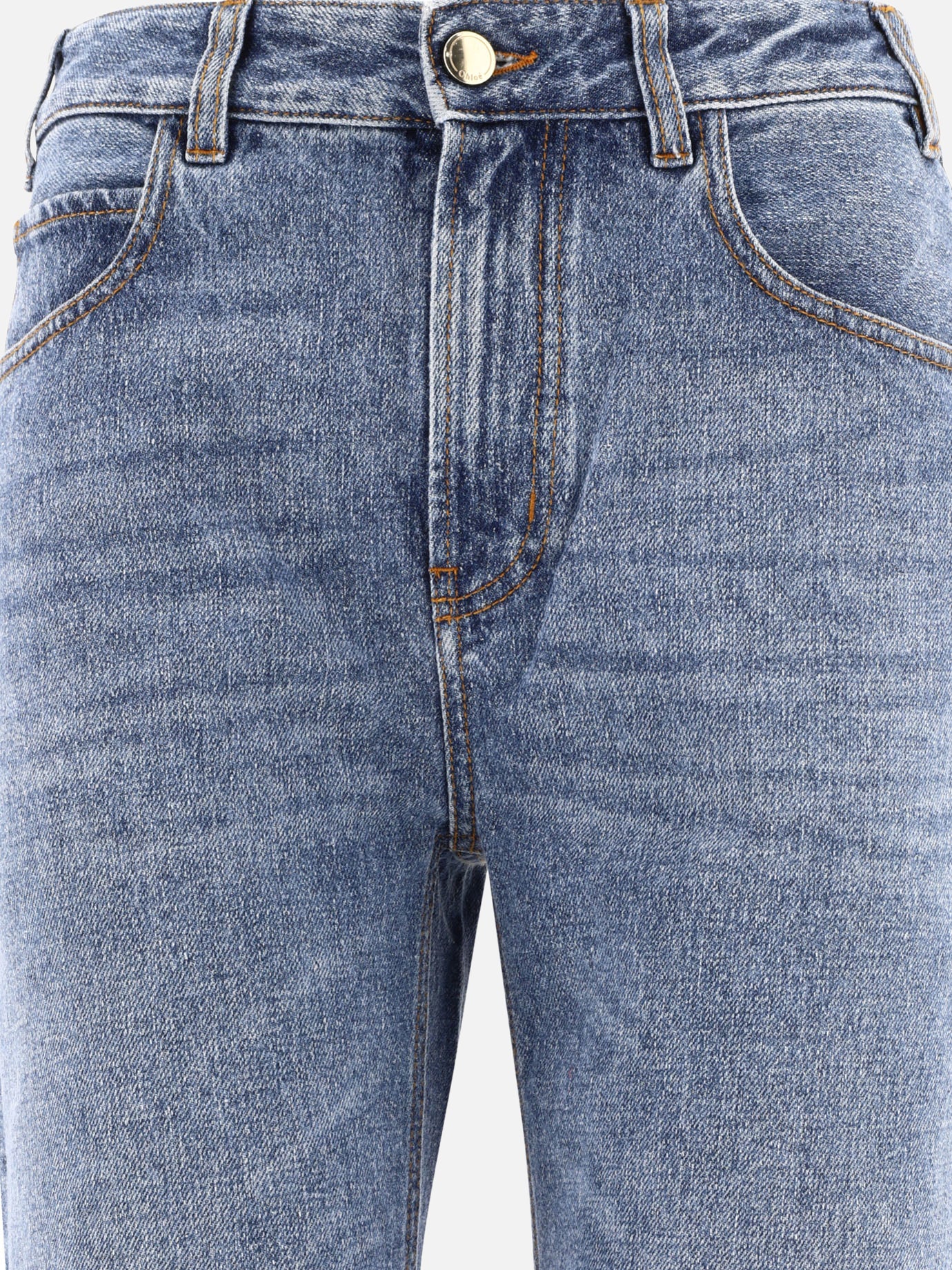 Jeans a gamba dritta Denim  Azzurro - Chloé Donna | PDP | VIETTI Online Store | thumbnail_3