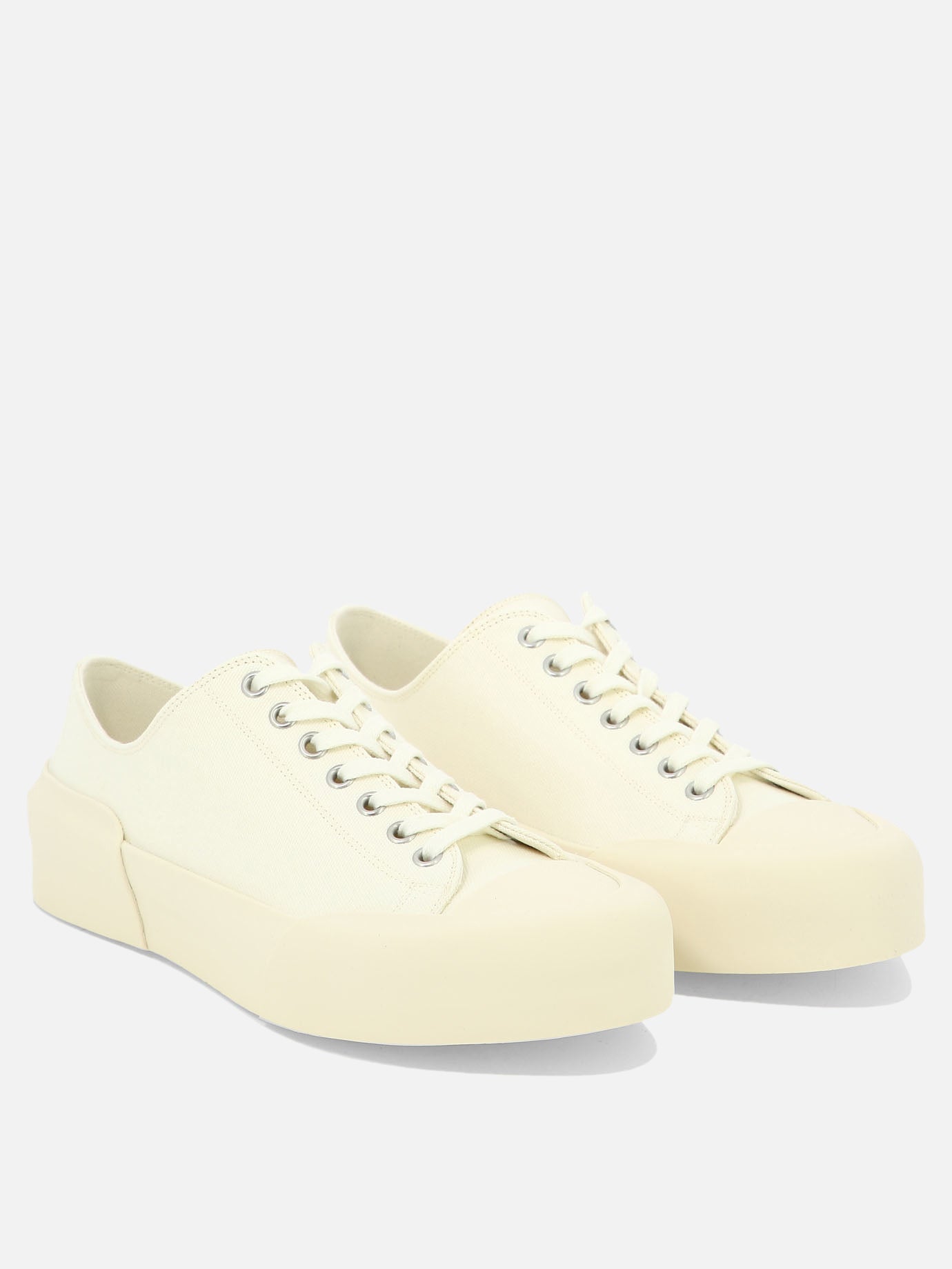 Sneaker basse 100% cotton - 100% rubber  Bianco - Jil Sander Donna | PDP | VIETTI Online Store | Zoom-Modal_2
