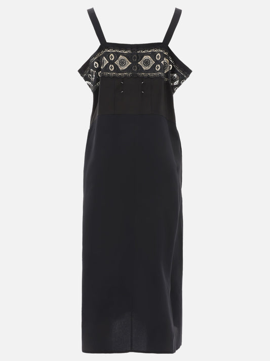 Maison Margiela Embroidered dress 14978731_38 Black 2