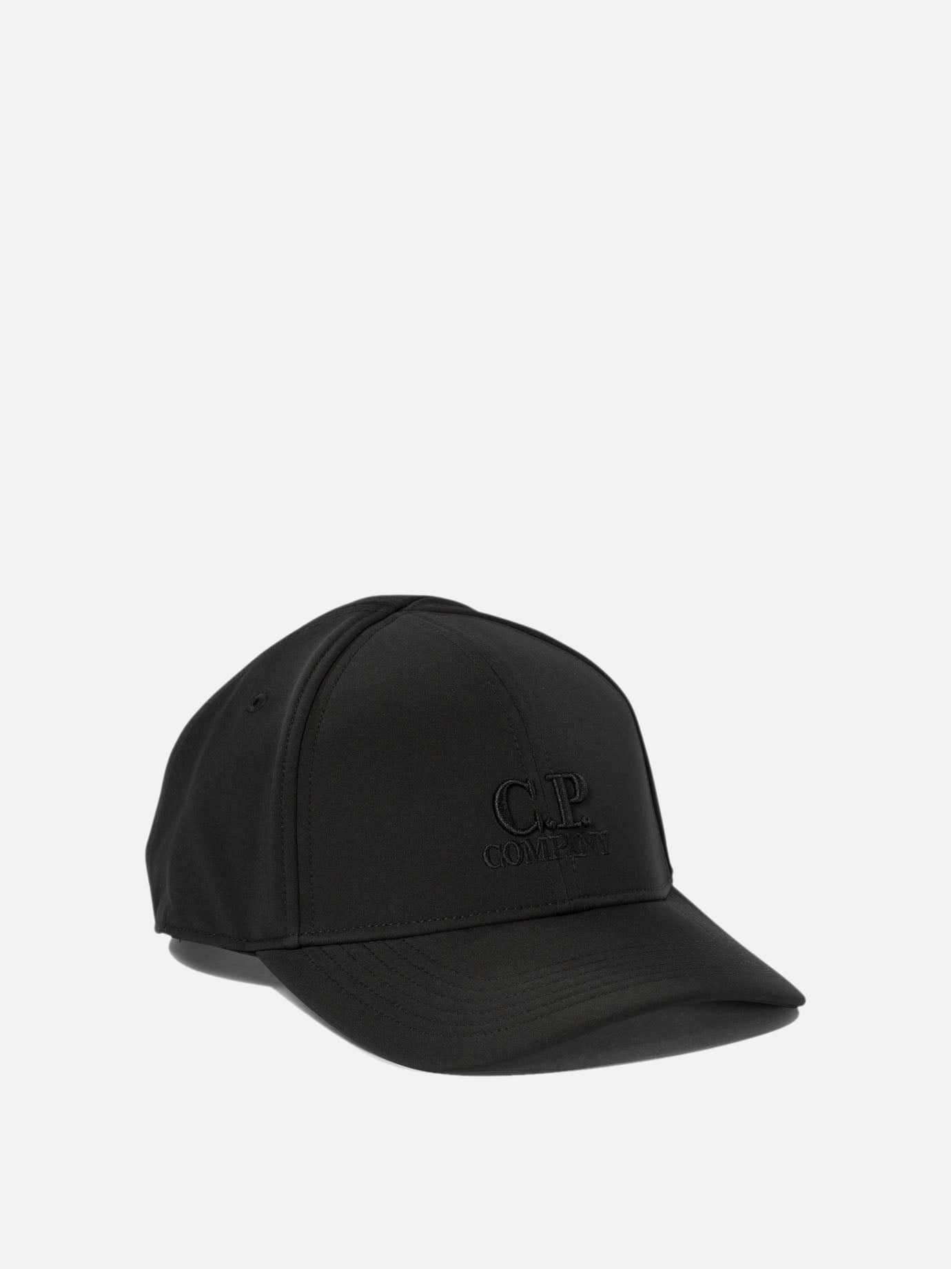 C.P. Company "C.P. Shell-R Logo" cap Black