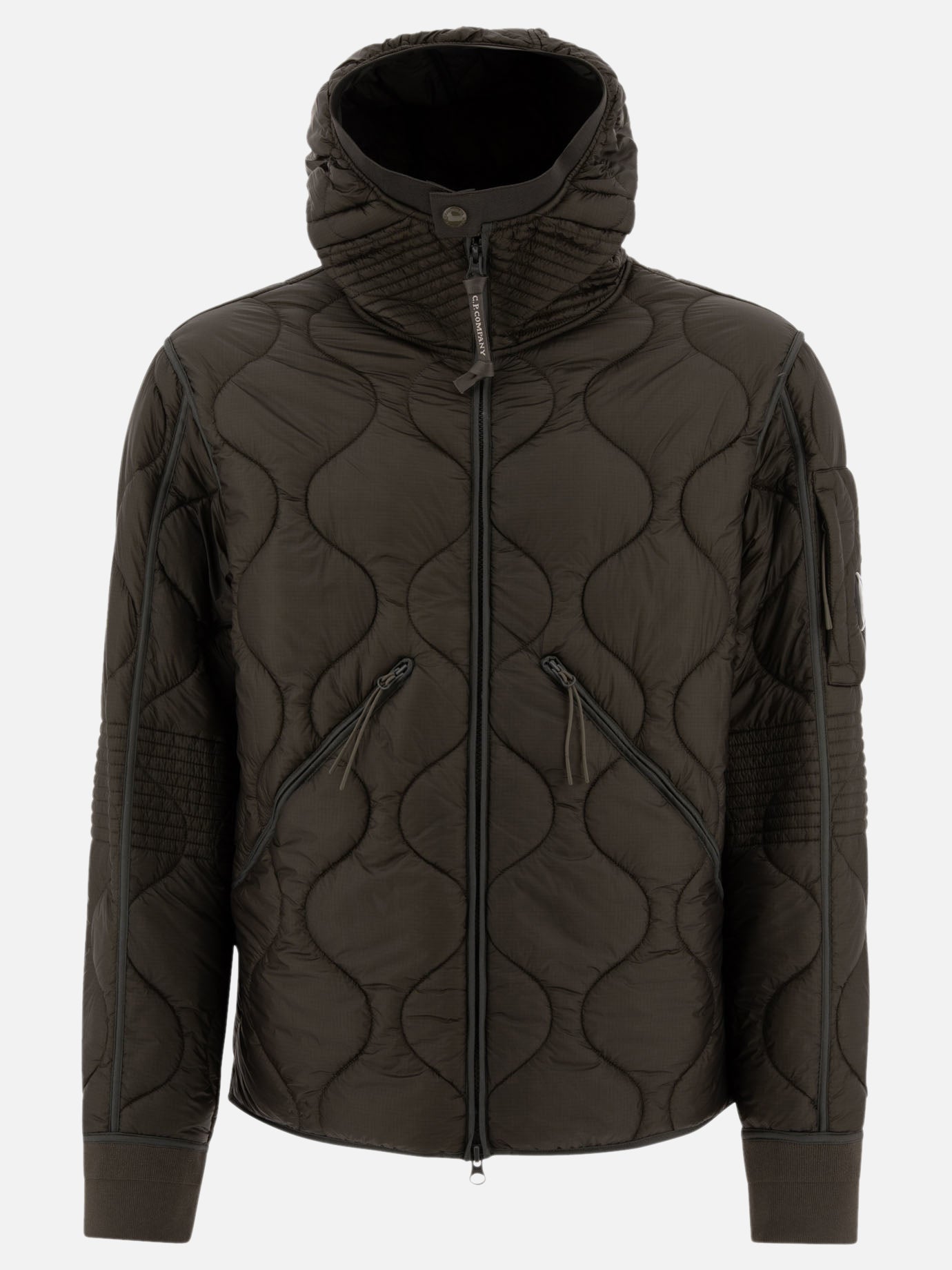 Quilted & Utility Jackets Solid colour  Green - C.P. Company Men | PDP | VIETTI Online Store | thumbnail
