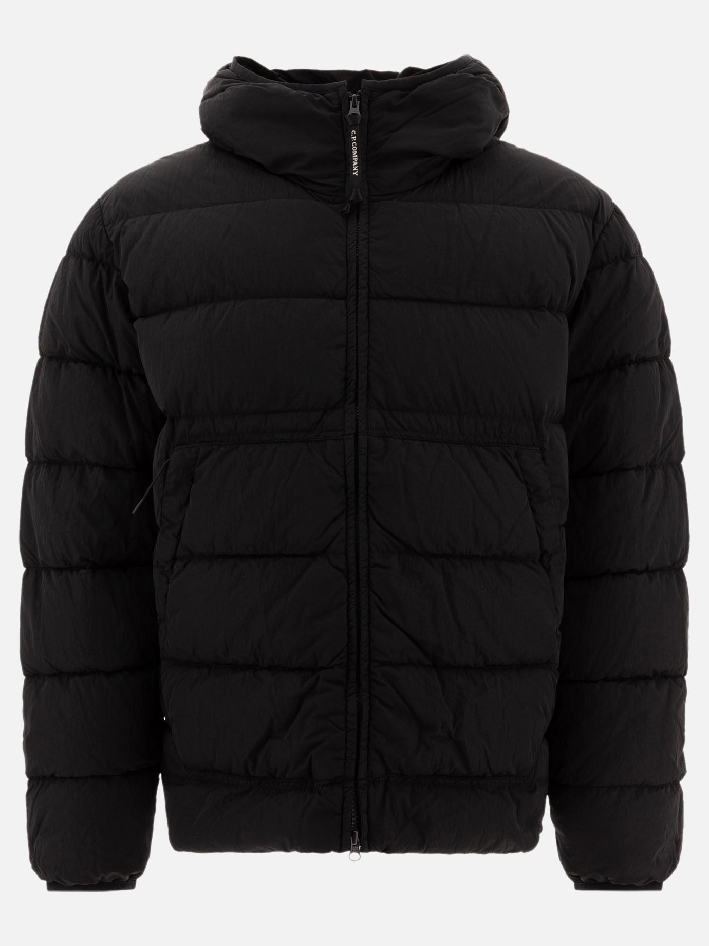 Down jackets Solid colour  Black - C.P. Company Men | PDP | VIETTI Online Store | Zoom-Modal

