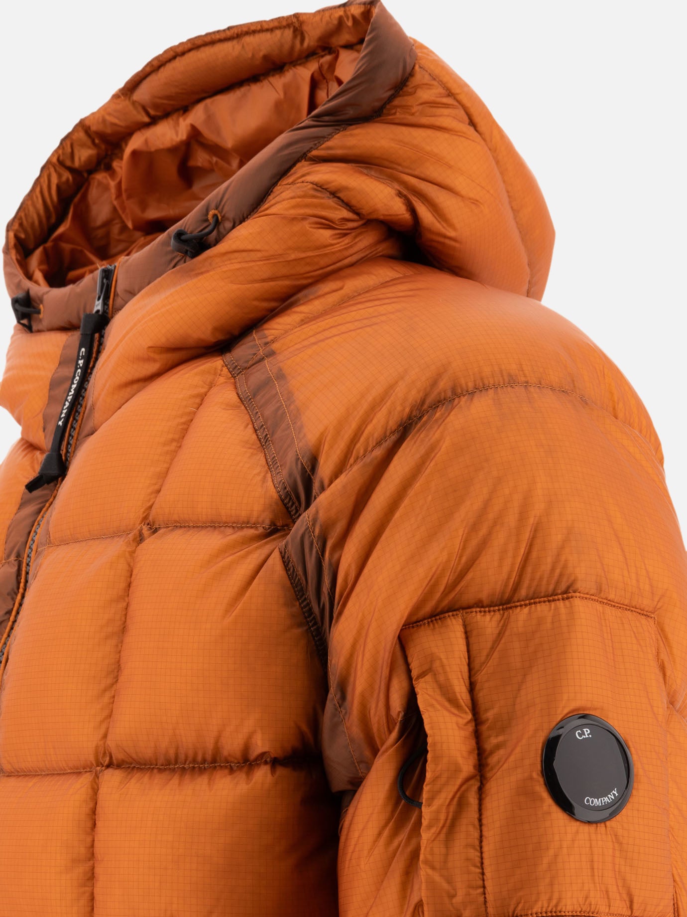 Down jackets Solid colour  Orange - C.P. Company Men | PDP | VIETTI Online Store | thumbnail_4