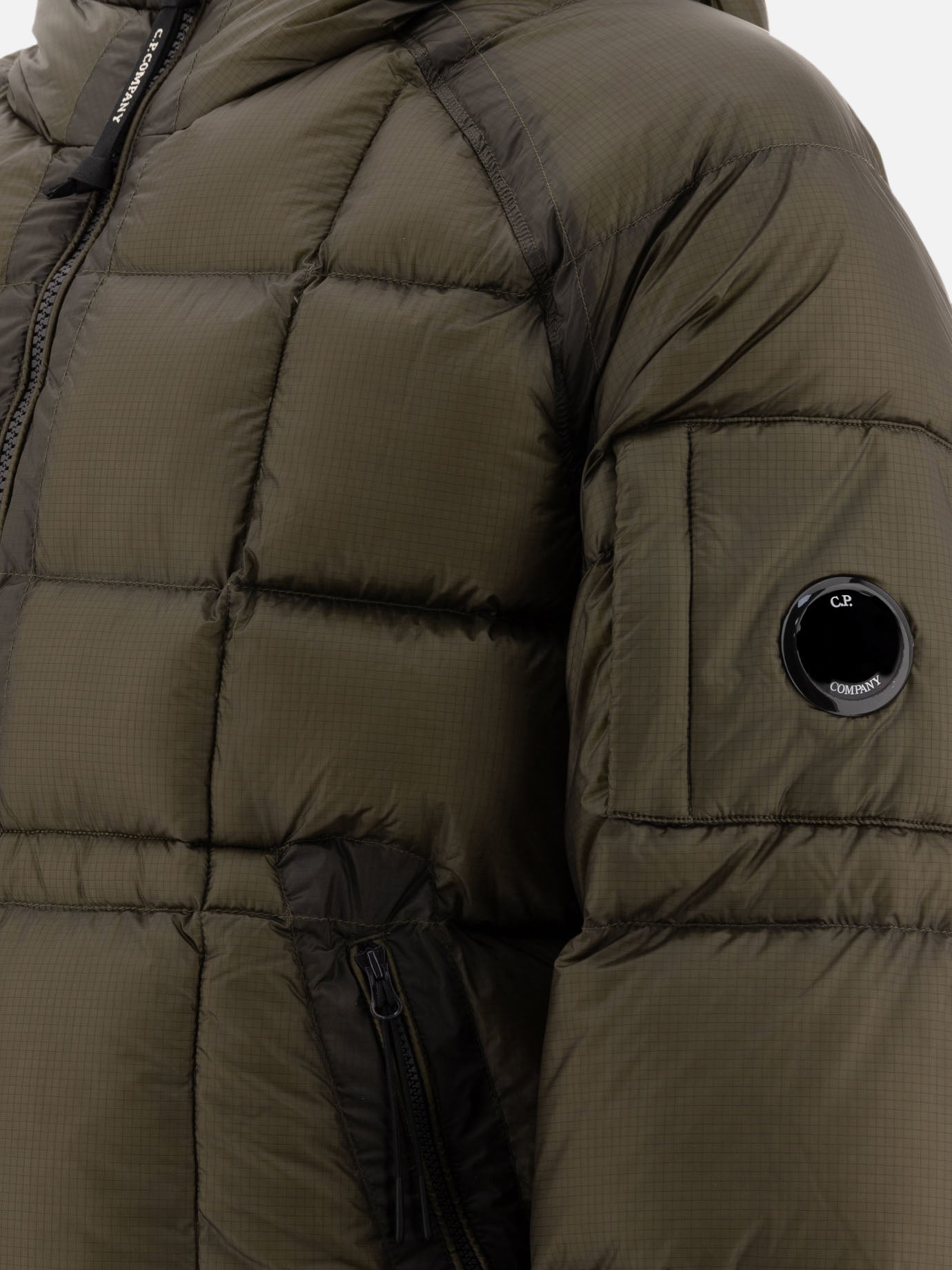Down jackets Solid colour  Green - C.P. Company Men | PDP | VIETTI Online Store | thumbnail_4
