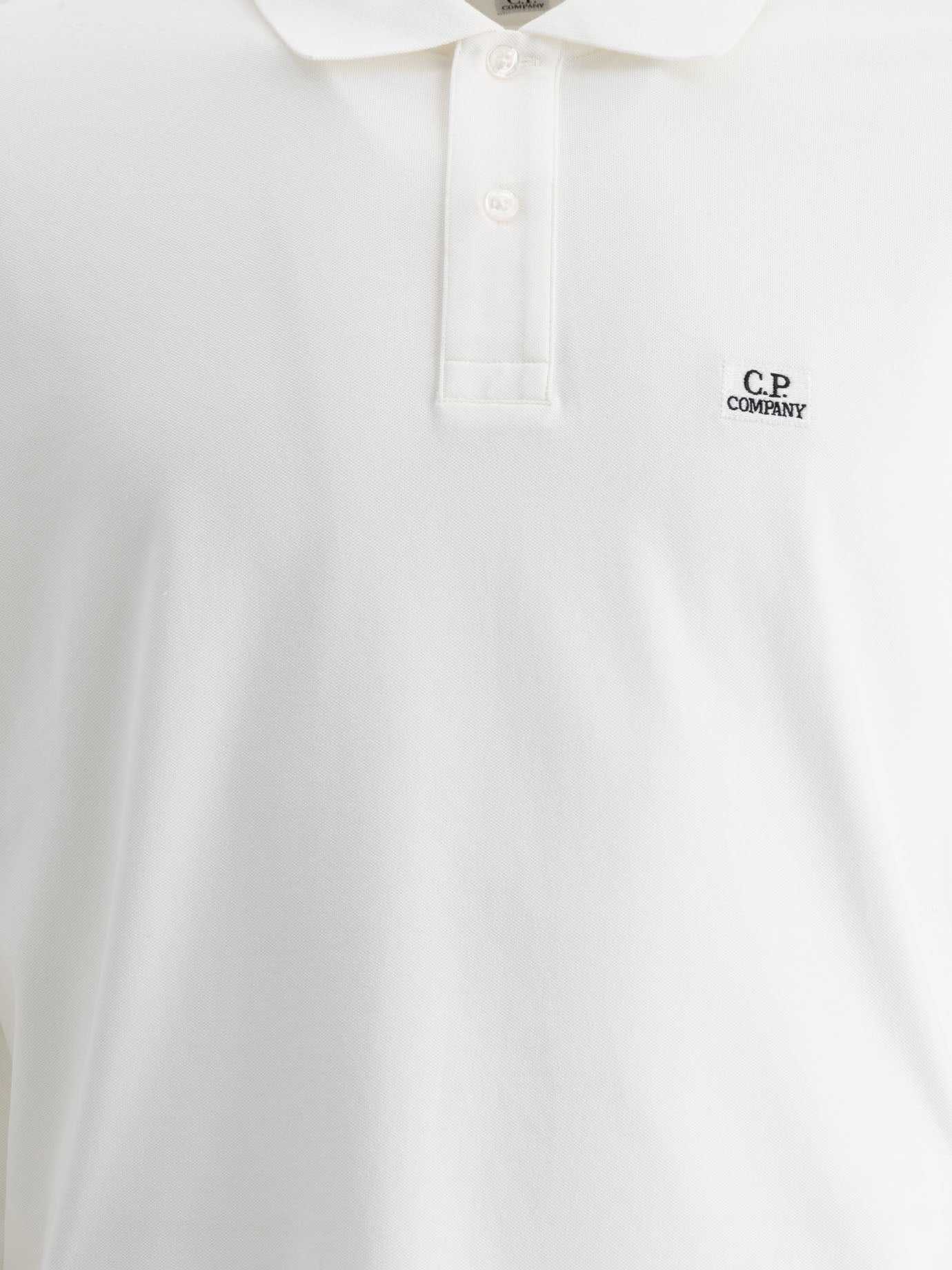 C.P. Company Stretch piquet polo shirt White