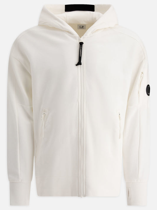 Felpe con zip Solid colour  Bianco - C.P. Company Uomo | PLP | VIETTI Online Store 
