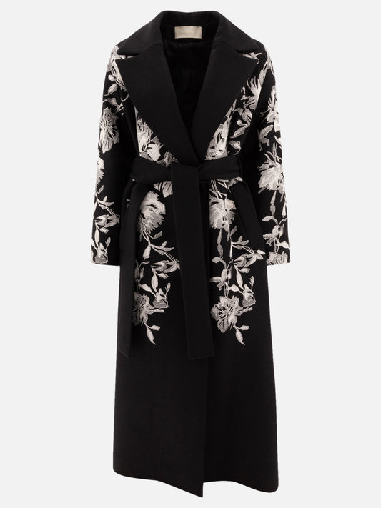 Wool embroidered coat