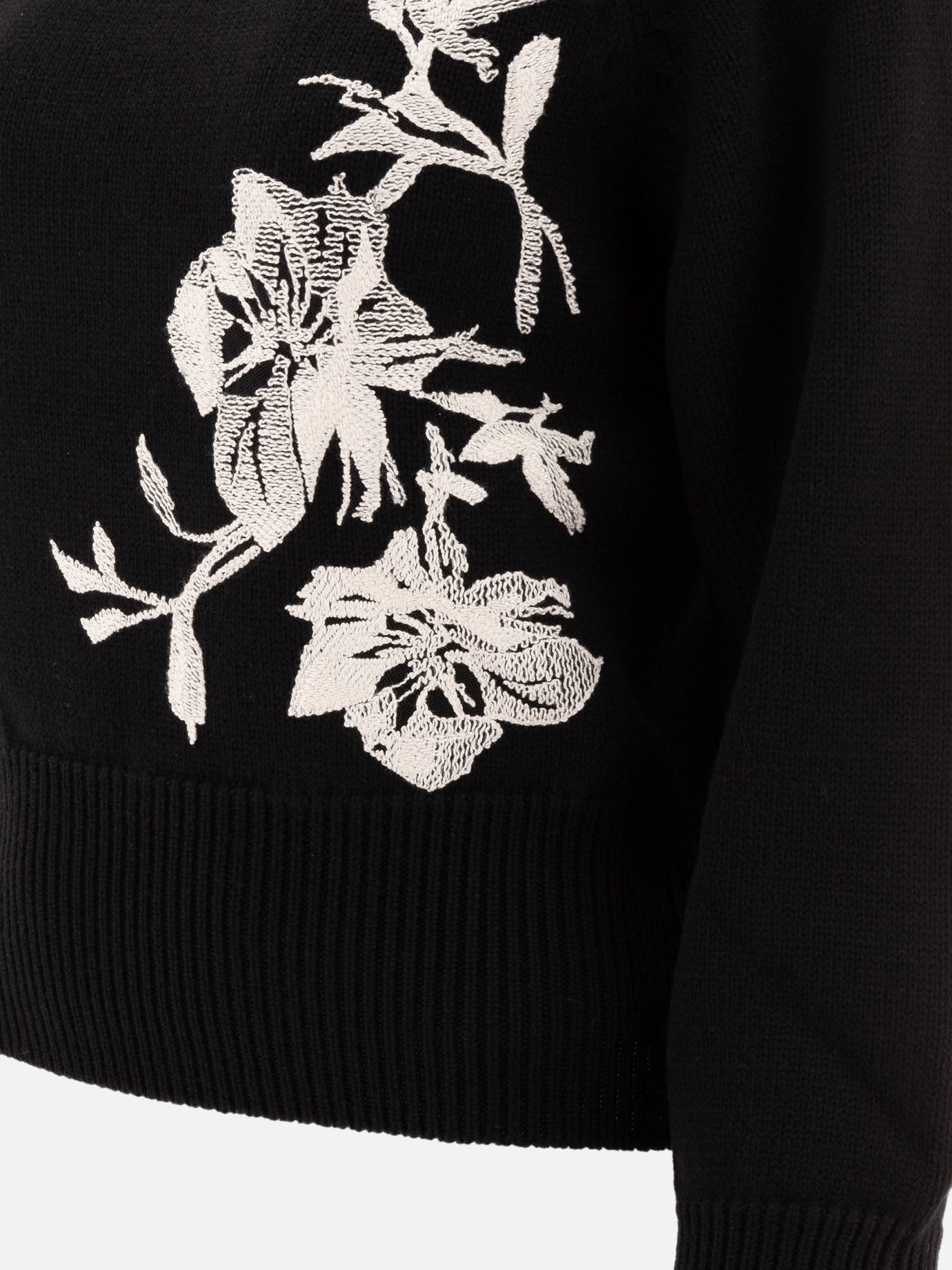 Elie Saab Embellished sweater Black