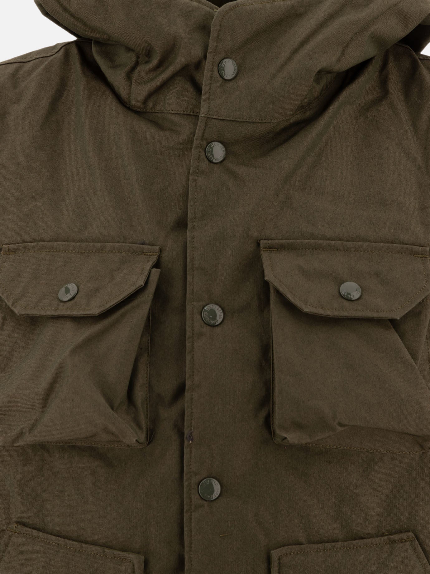 Engineered Garments "Field" vest jacket Green