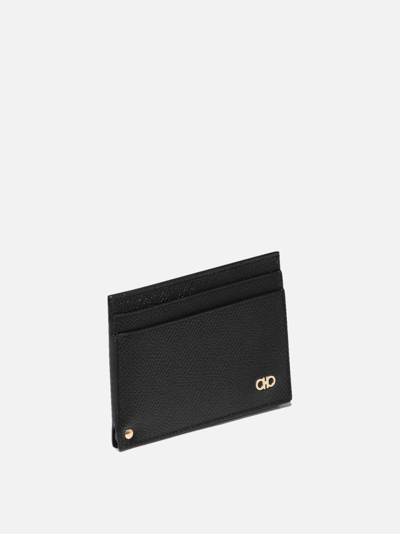 Ferragamo "Gancini" card holder Black