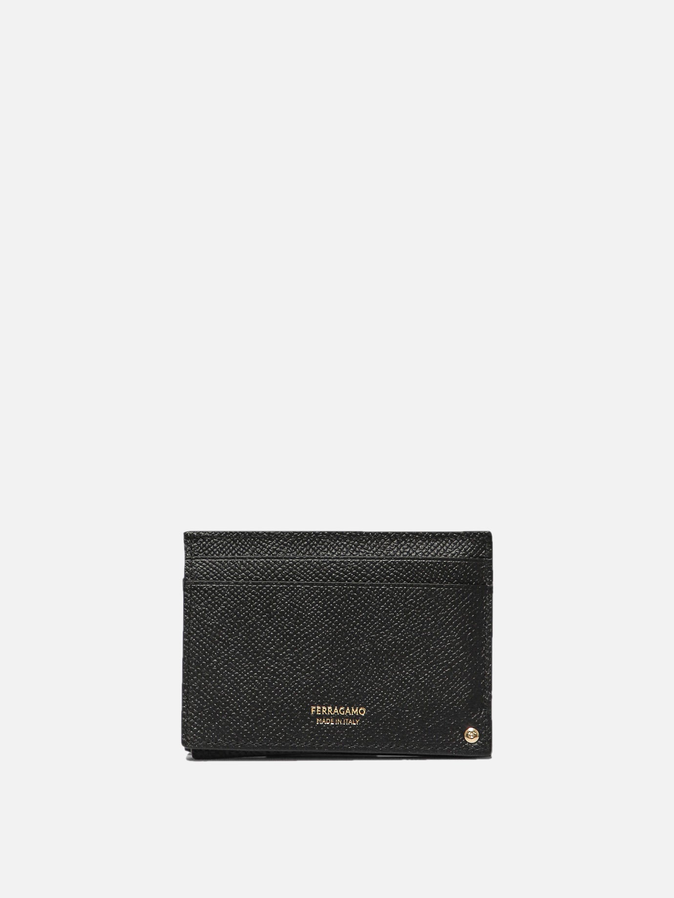 Ferragamo "Gancini" card holder Black