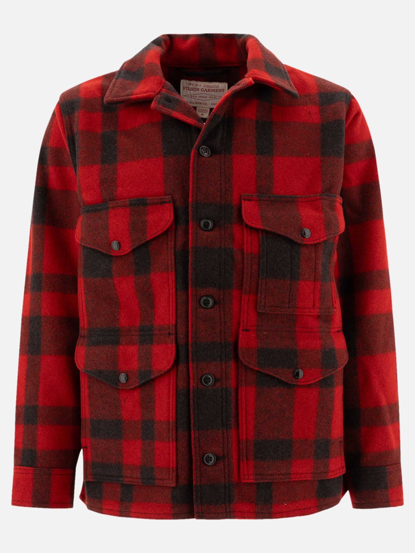 Filson "Mackinaw" wool coat Red