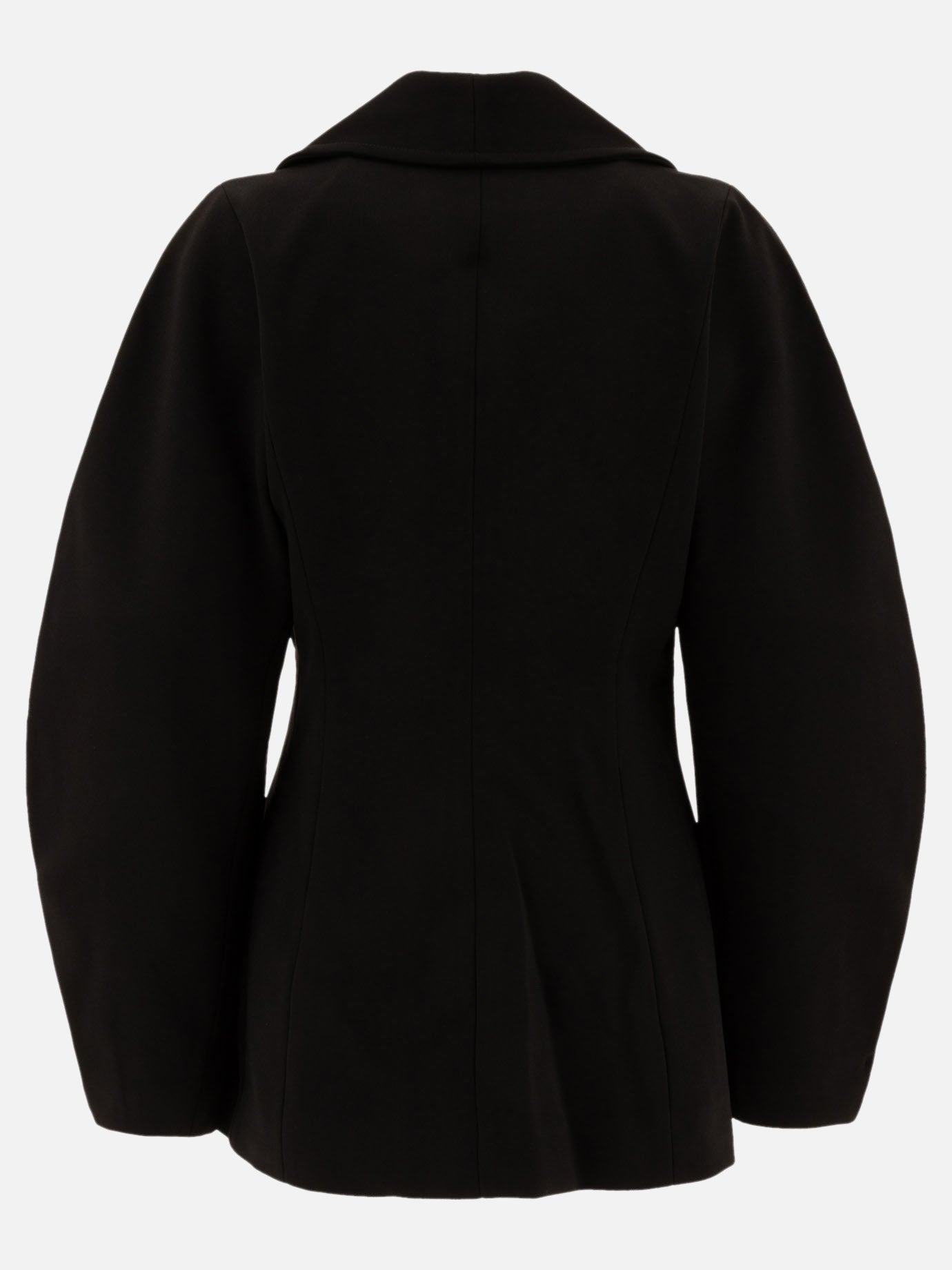 Blazers Solid colour  Black - Ganni Women | PDP | VIETTI Online Store | thumbnail_2