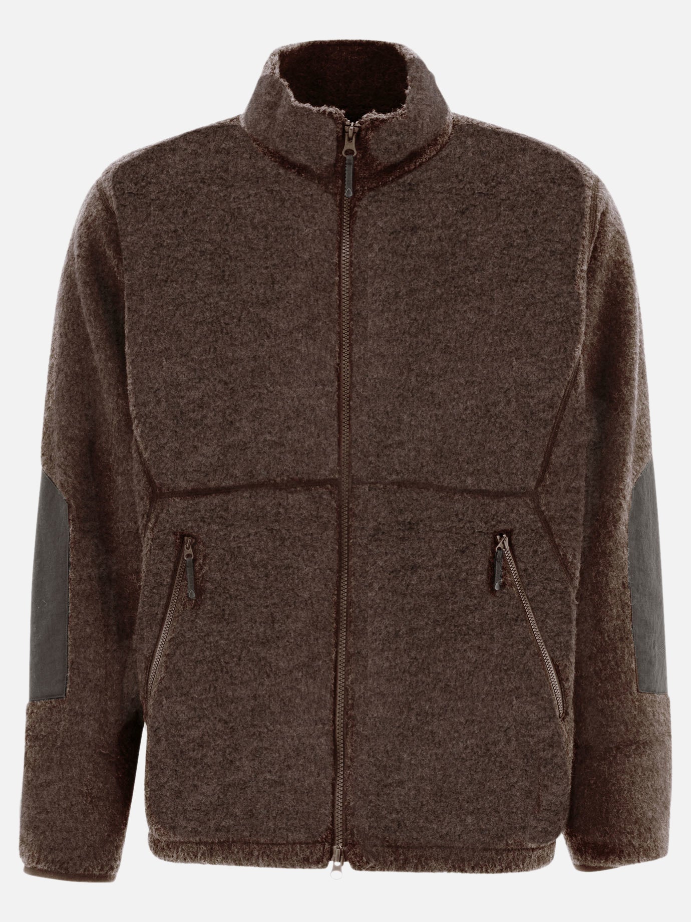 Fleece jackets Solid colour  Brown - Goldwin Men | PDP | VIETTI Online Store | Zoom-Modal
