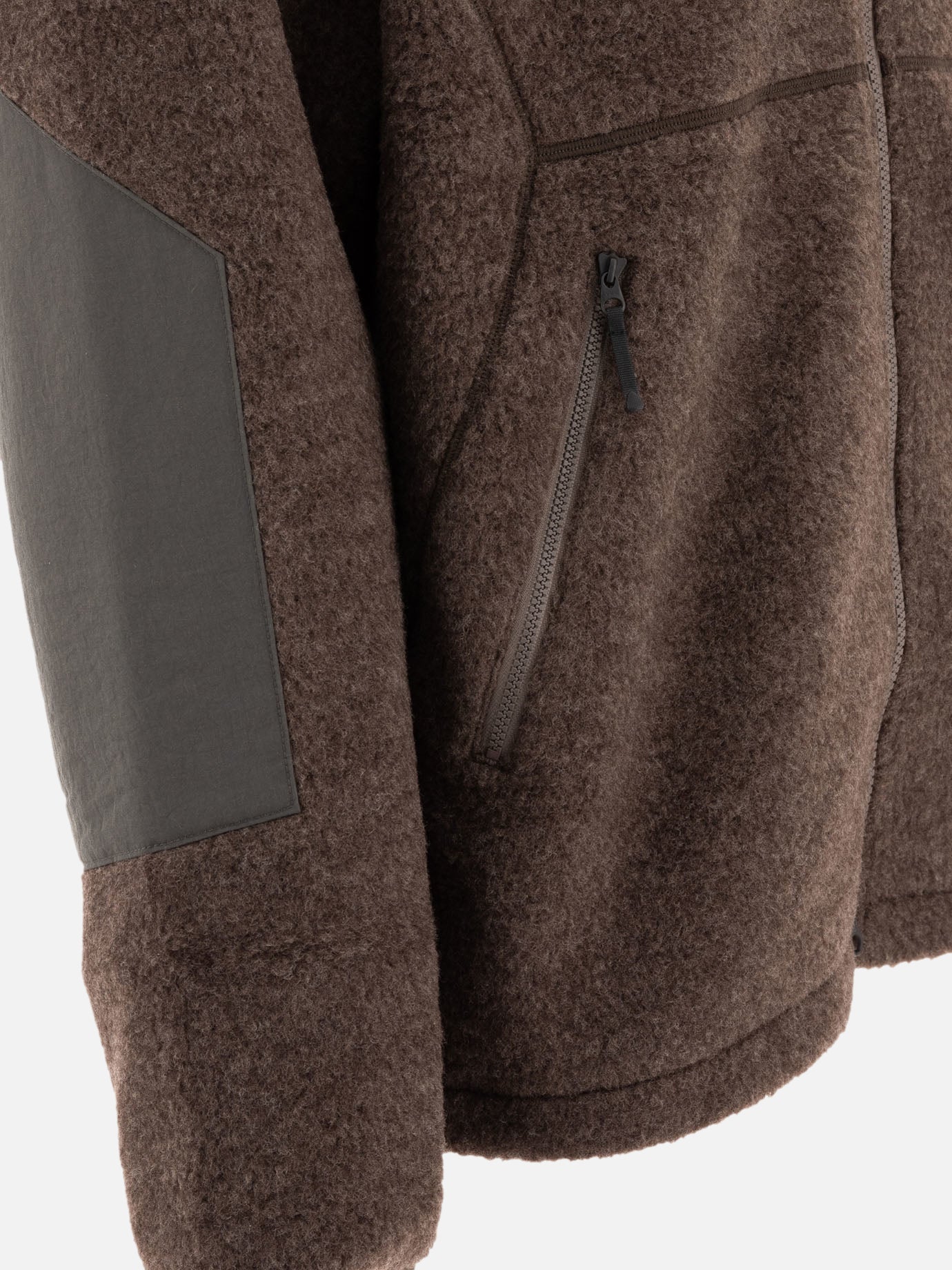 Goldwin "Boa" fleece jacket Brown