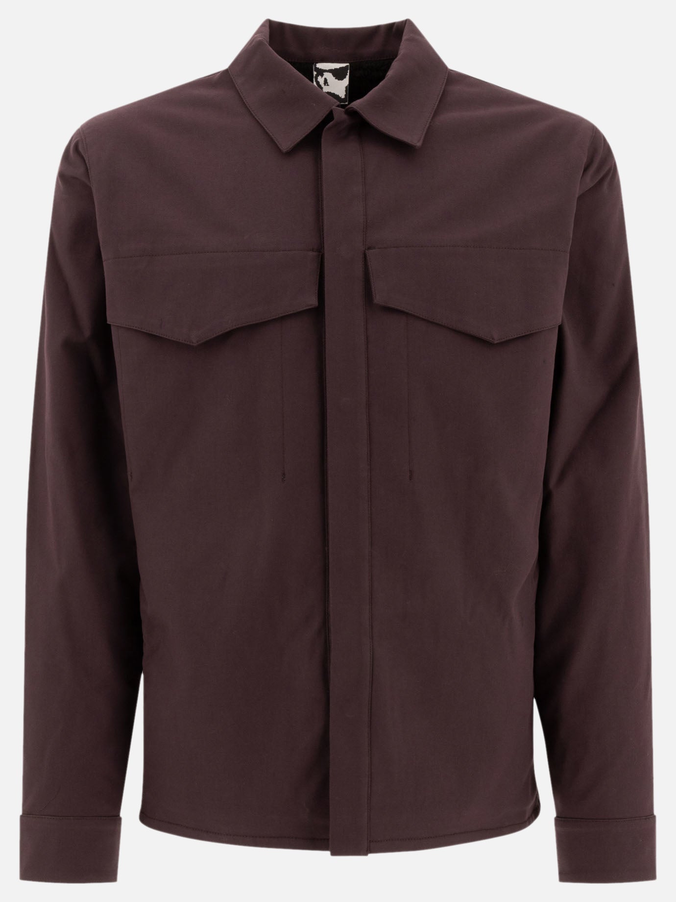 Gr10K "Alpha" overshirt Bordeaux