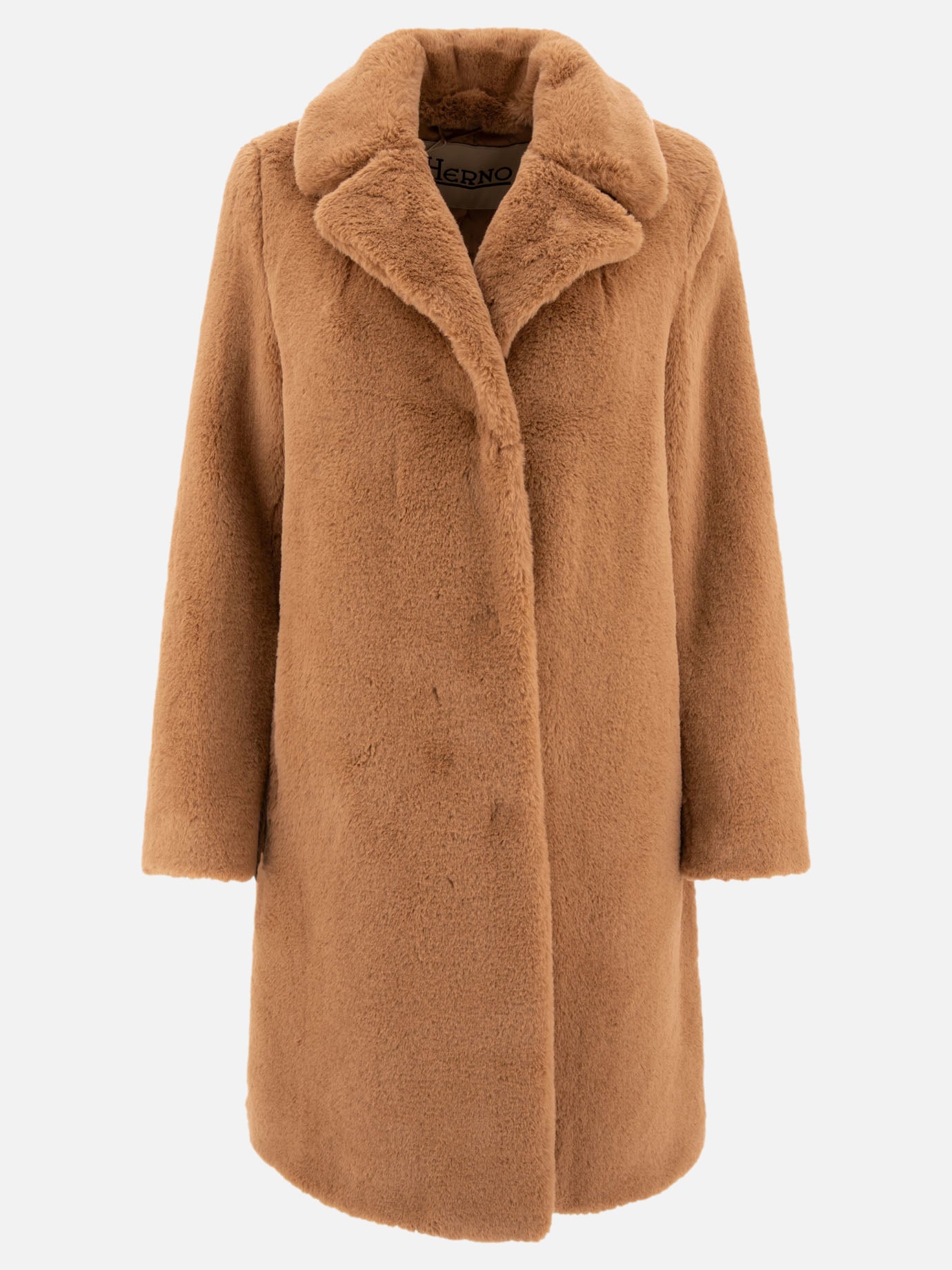Long coats Solid colour  Beige - Herno Women | PDP | VIETTI Online Store | thumbnail