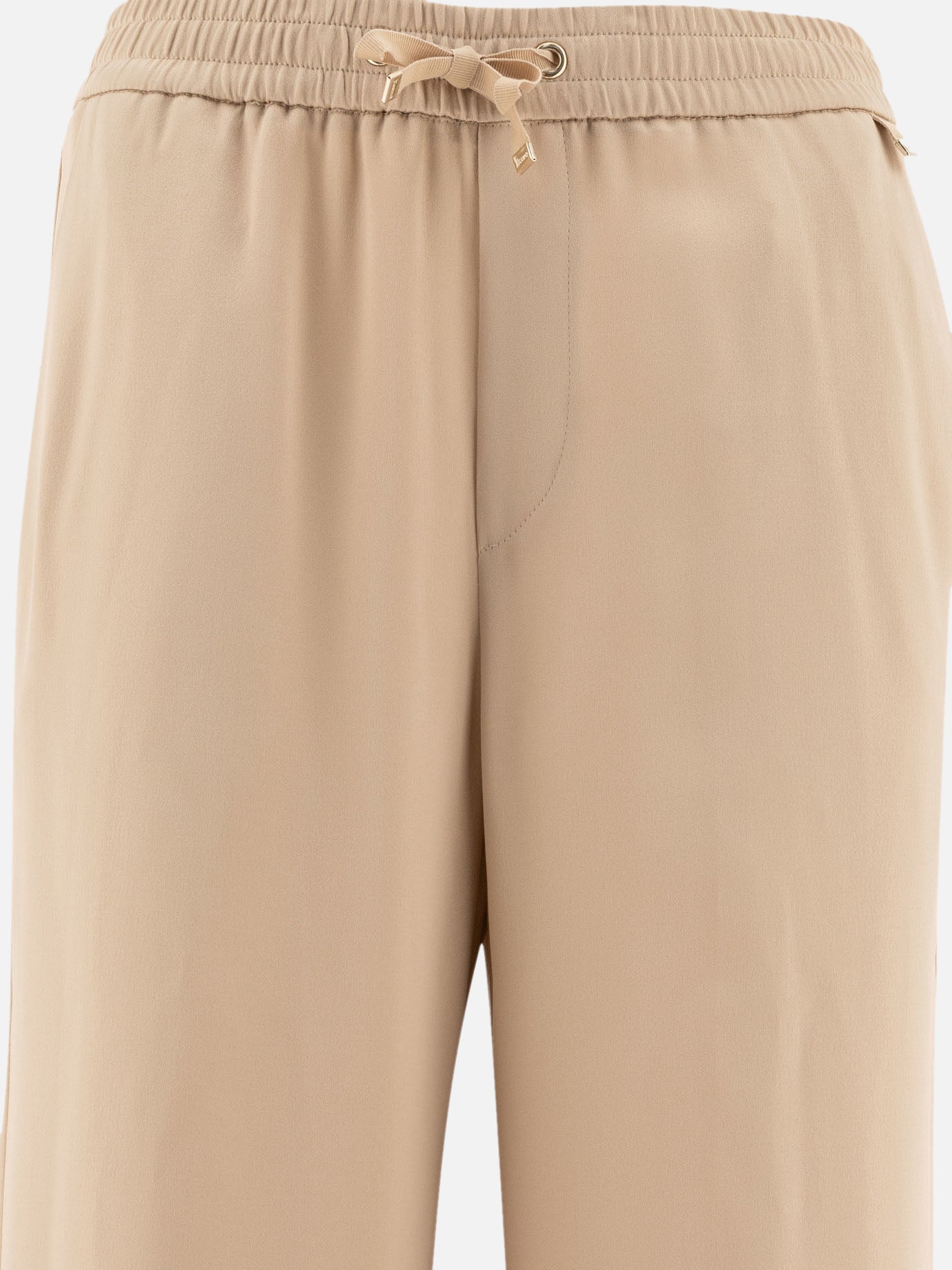 Herno Satin trousers Beige