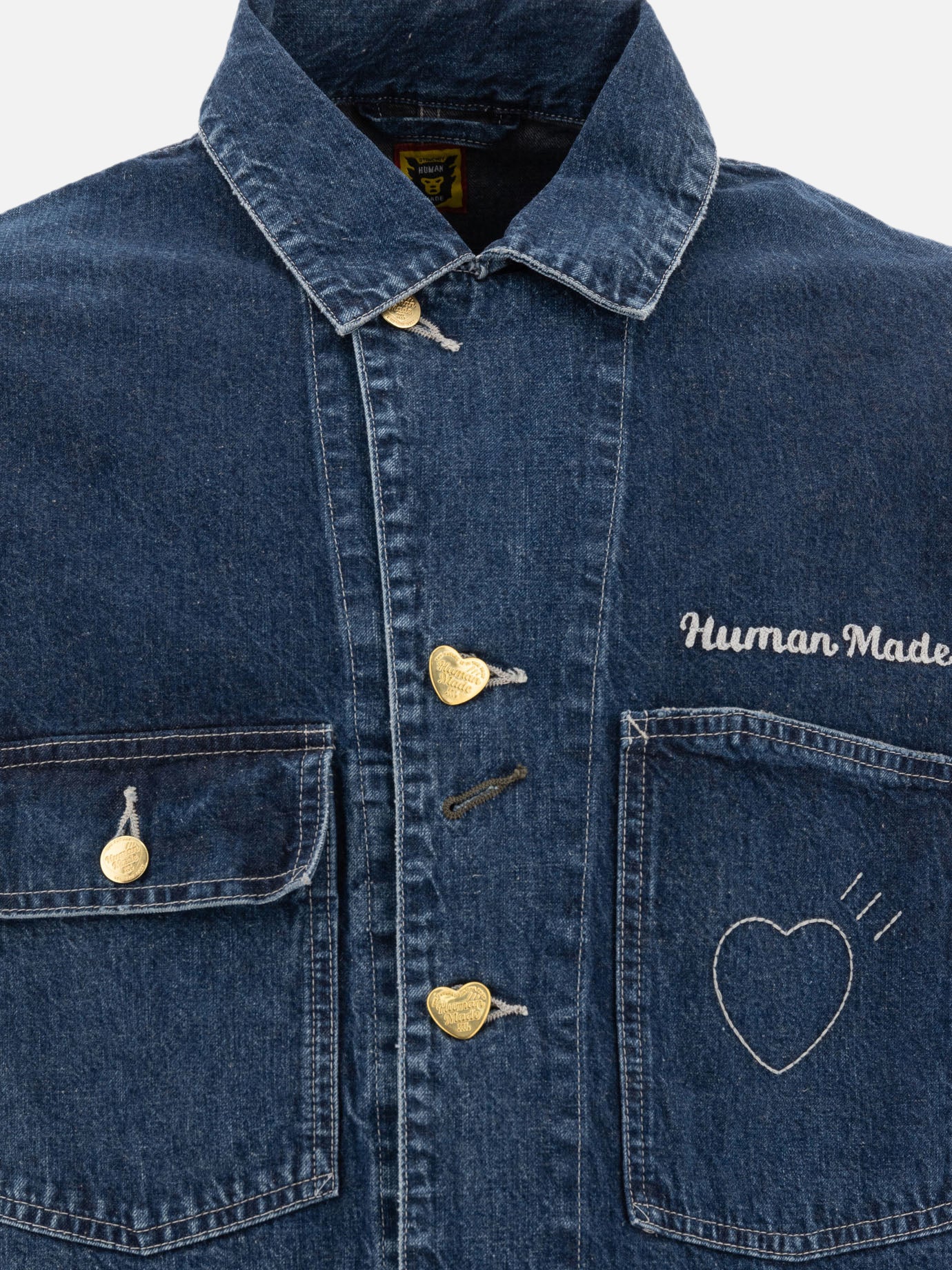 Overshirt jackets Solid colour  Blue - Human Made Men | PDP | VIETTI Online Store | Zoom-Modal_3
