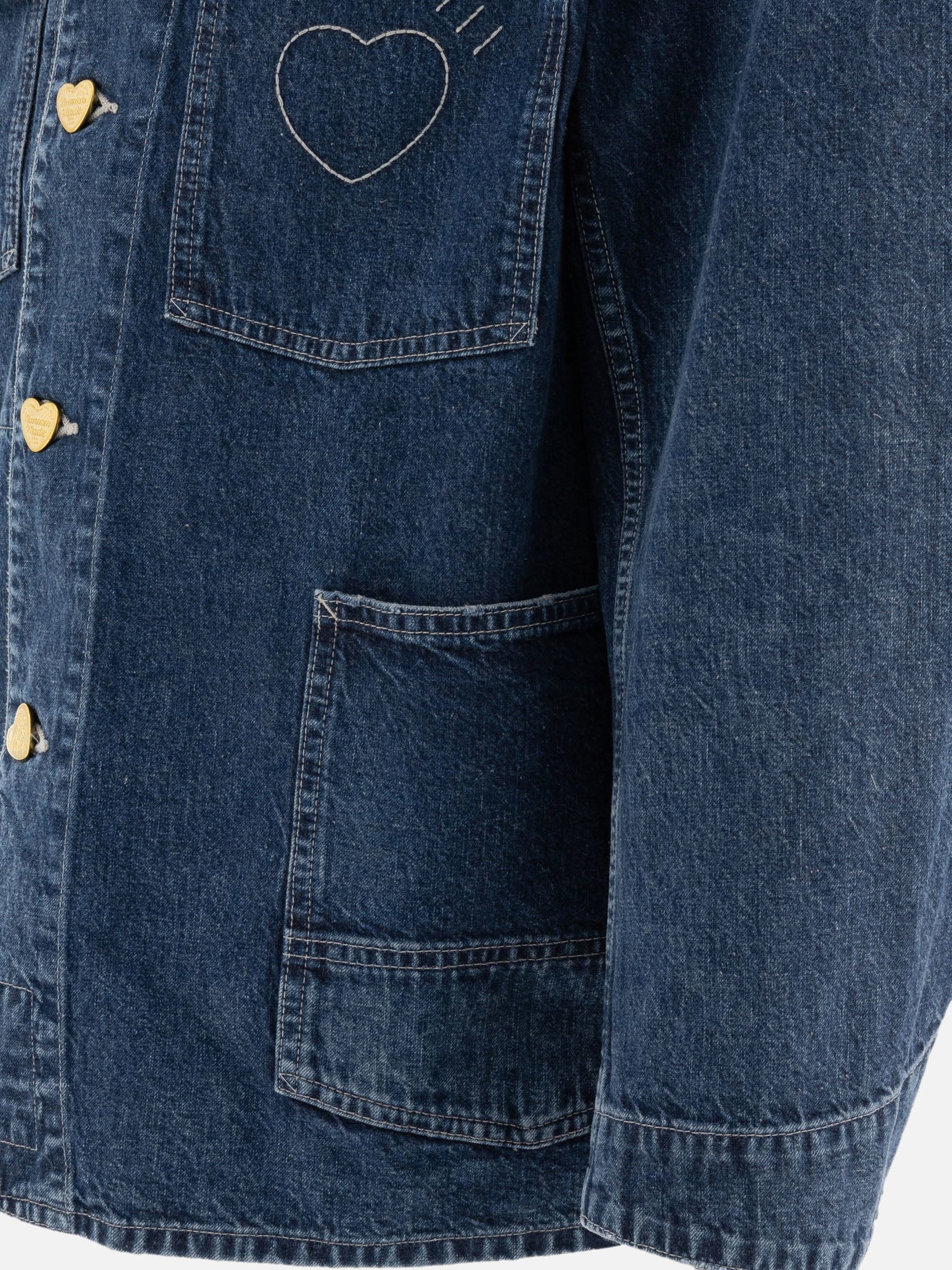 Overshirt jackets Solid colour  Blue - Human Made Men | PDP | VIETTI Online Store | thumbnail_4