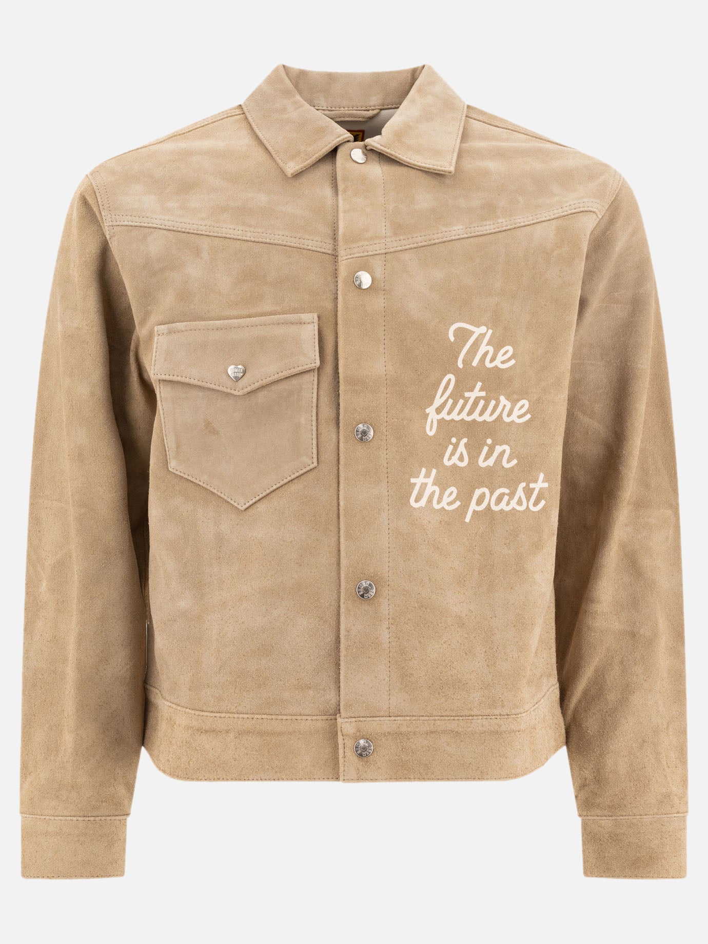 Human Made Suede leather jacket 13552043_L Beige thumbnail_1