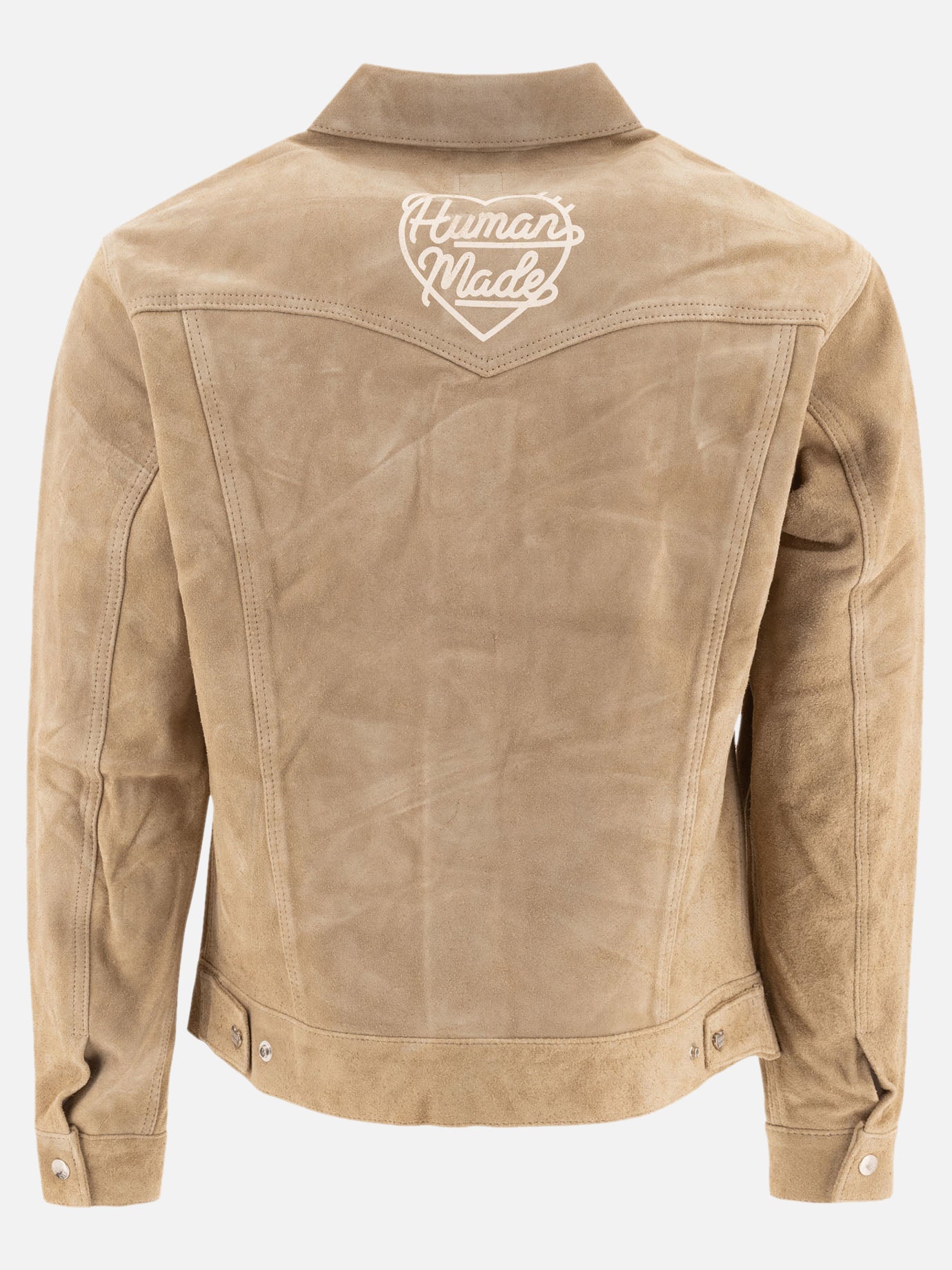 Human Made Suede leather jacket 13552043_L Beige thumbnail_2