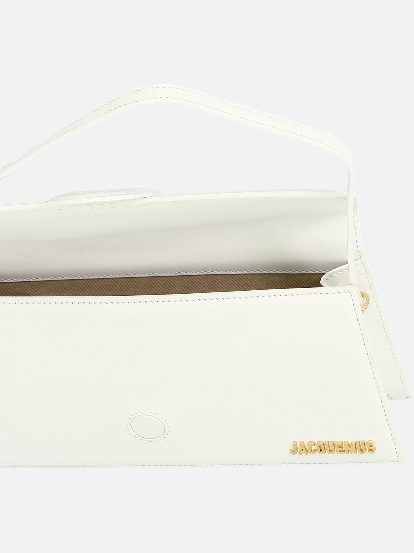 Jacquemus "Le Bambino long" shoulder bag White