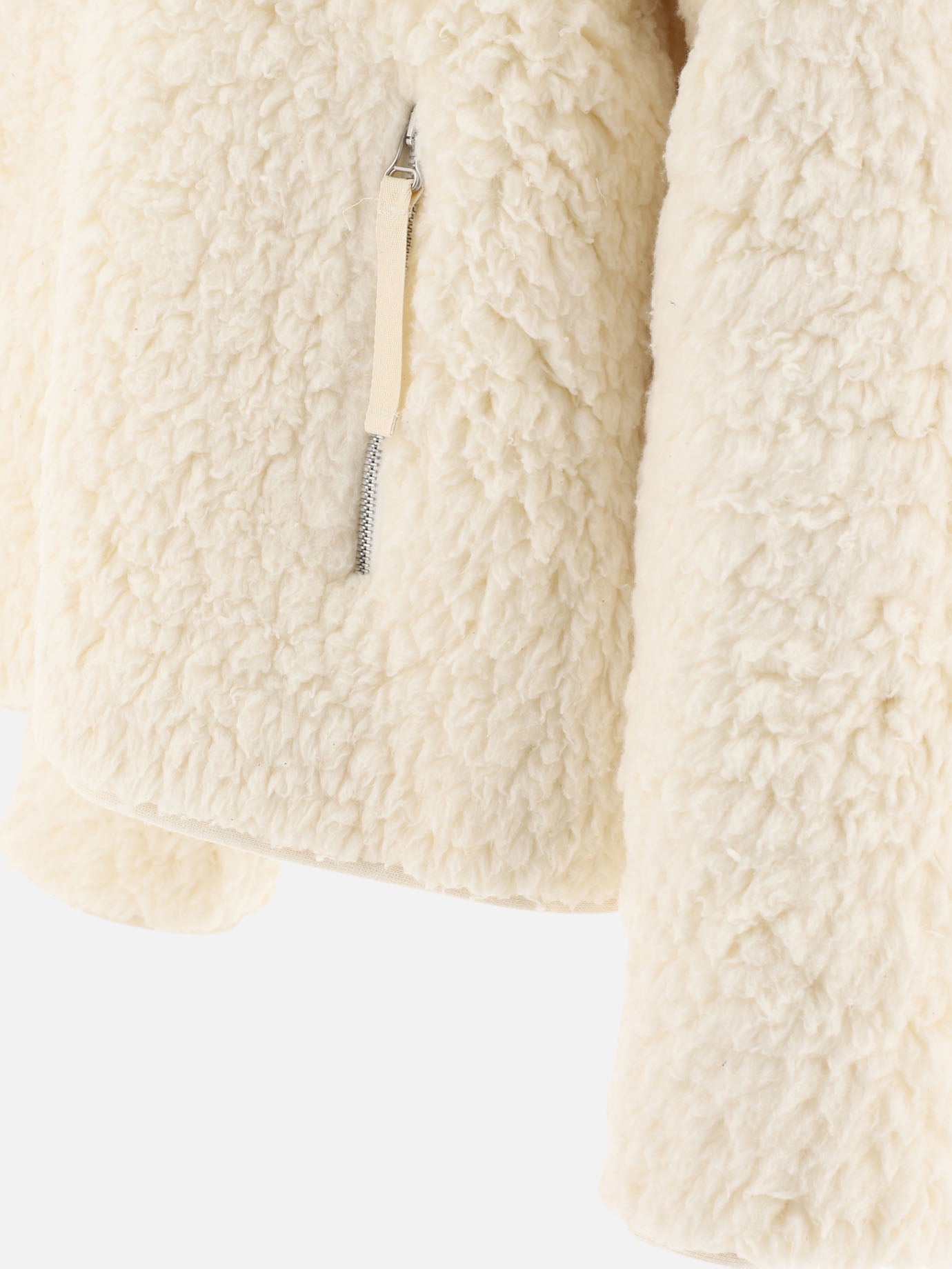Giacche shearling Solid colour  Bianco - Jil Sander Donna | PDP | VIETTI Online Store | thumbnail_4