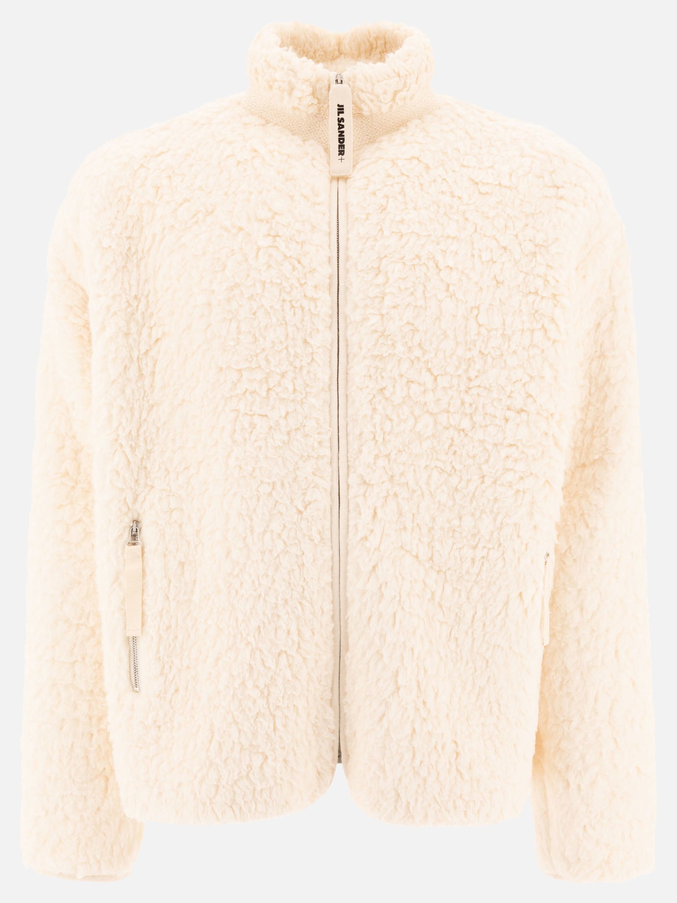 Fleece jackets Solid colour  White - Jil Sander Men | PDP | VIETTI Online Store | Zoom-Modal
