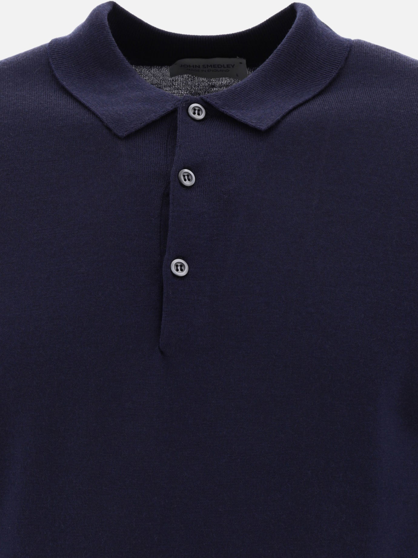 John Smedley "Belper" polo shirt Blue