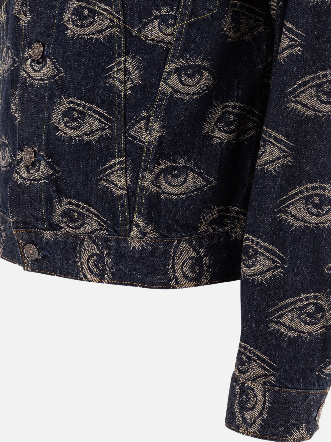 Denim jackets Print  Blue - KAPITAL Men | PDP | VIETTI Online Store | thumbnail_4