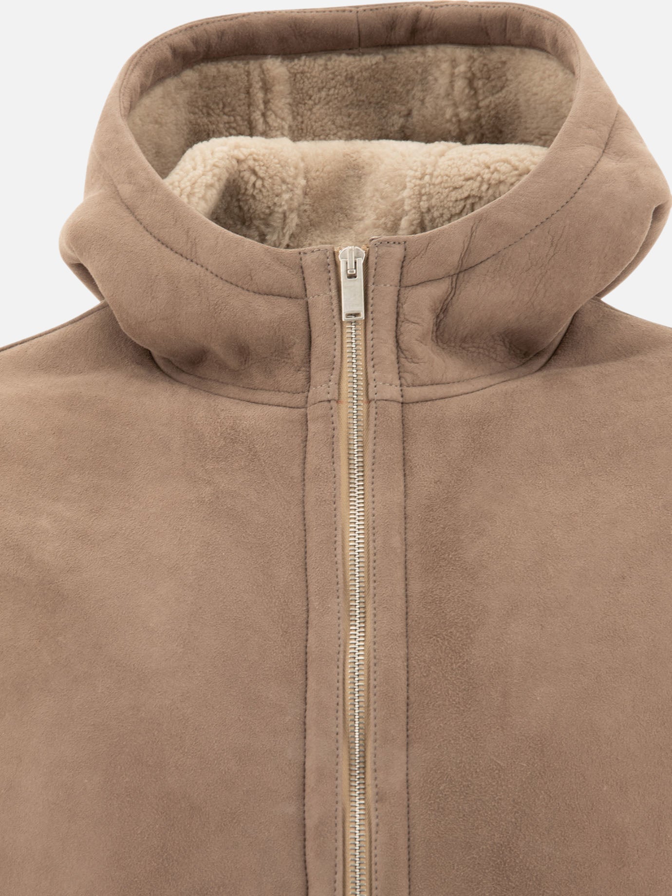 Leather jackets Solid colour  Beige - Lardini Men | PDP | VIETTI Online Store | thumbnail_3
